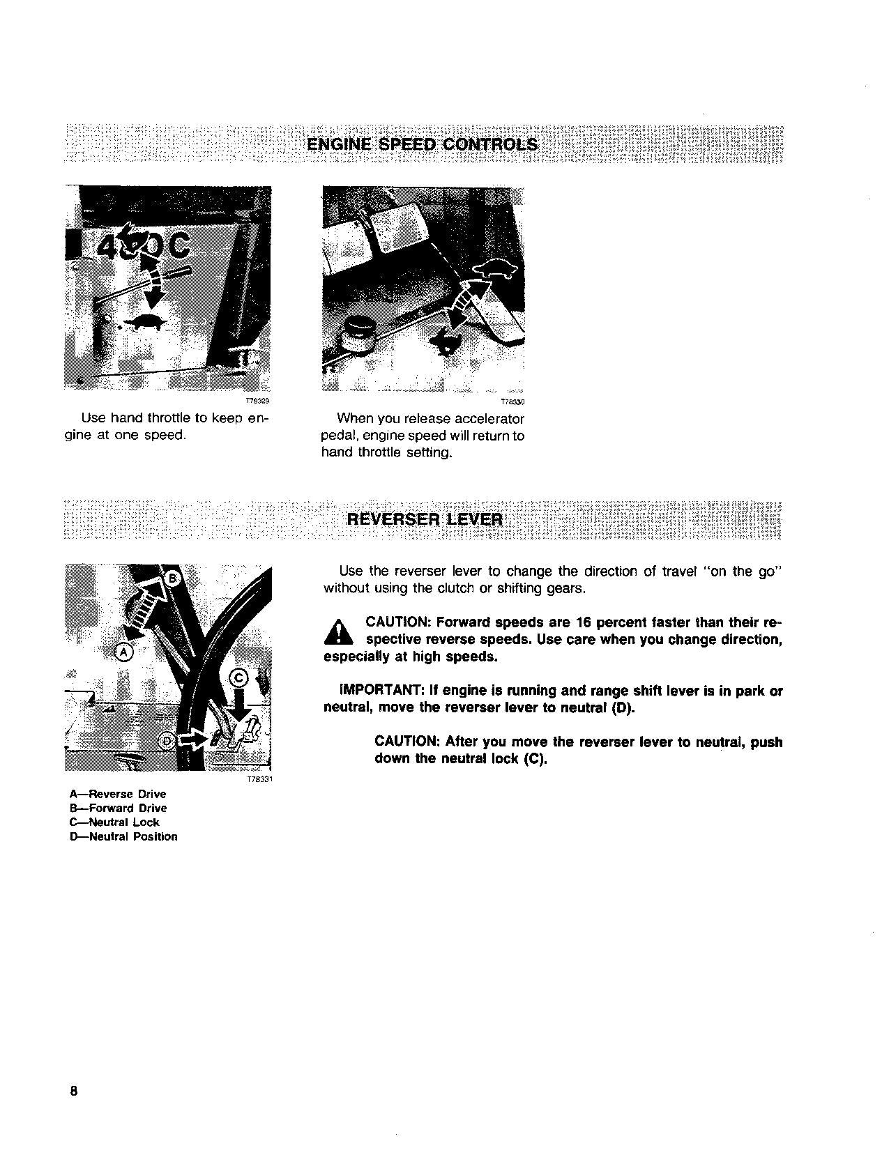 JOHN DEERE 480C FORKLIFT OPERATORS MANUAL