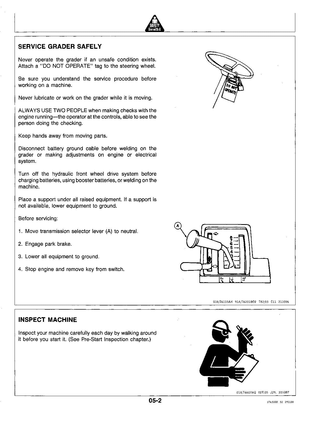 JOHN DEERE 770B 770BH 772B 772BH MOTOR GRADER OPERATORS MANUAL #1