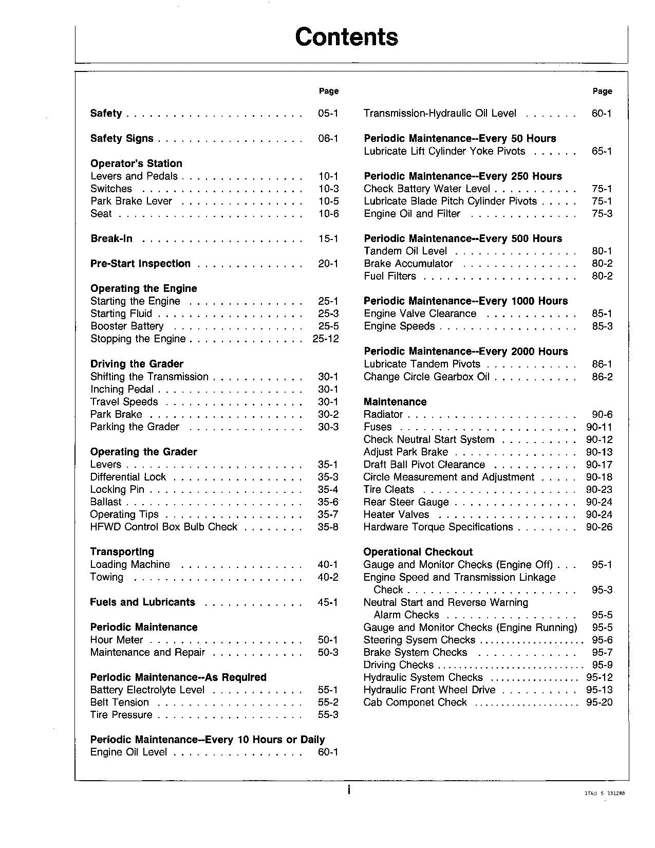 JOHN DEERE 770B 770BH 772B 772BH MOTOR GRADER OPERATORS MANUAL #1