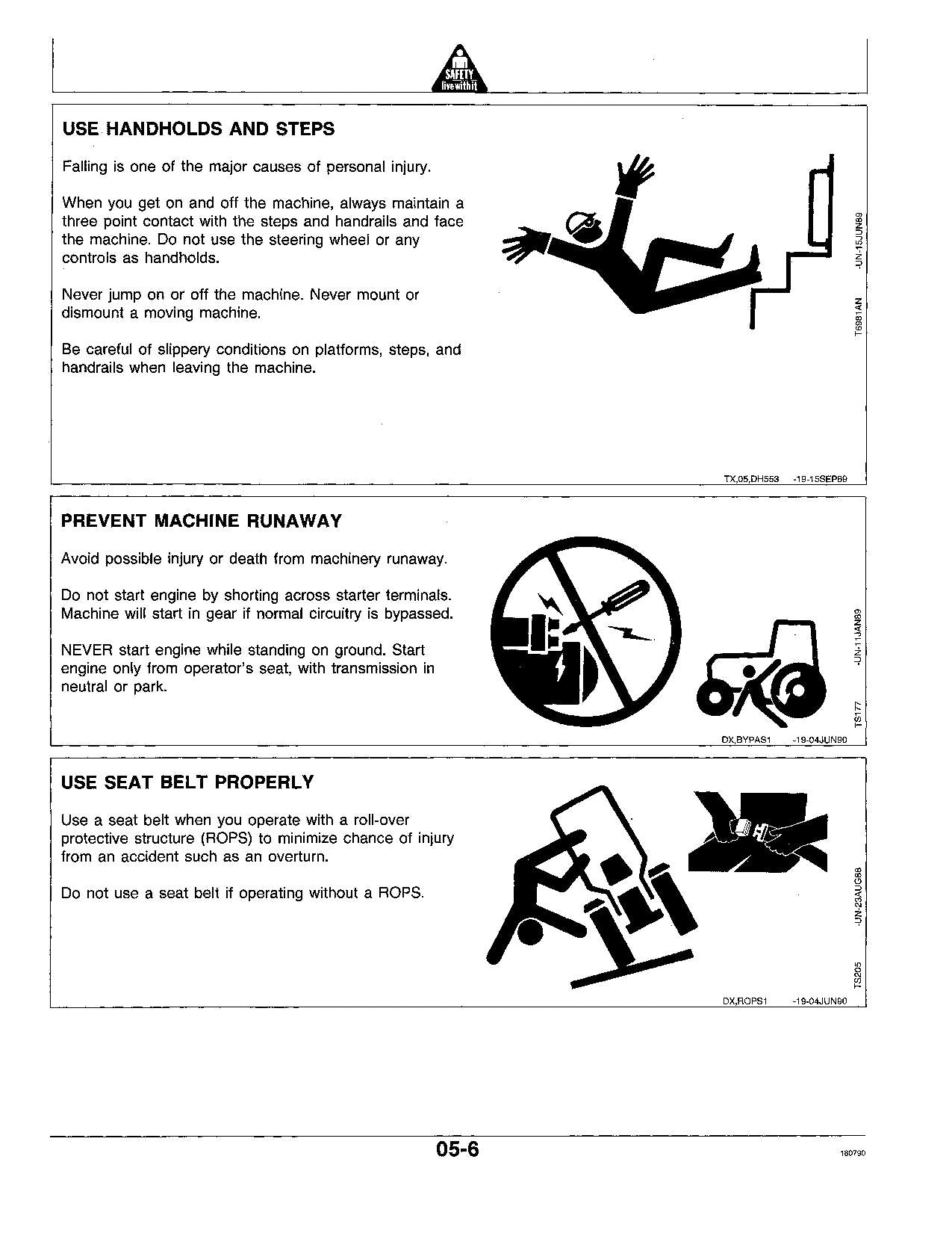 JOHN DEERE 770B 770BH 772B 772BH MOTOR GRADER OPERATORS MANUAL #2