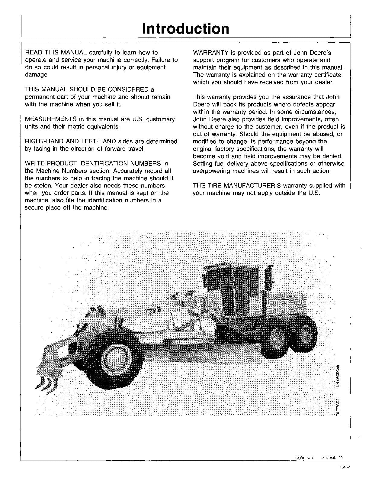 JOHN DEERE 770B 770BH 772B 772BH MOTOR GRADER OPERATORS MANUAL #2