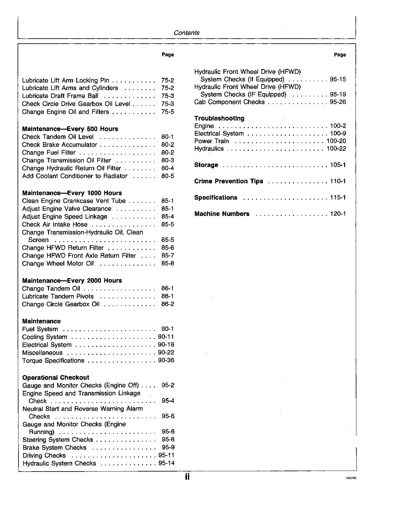 JOHN DEERE 670B 672B MOTOR GRADER OPERATORS MANUAL #2