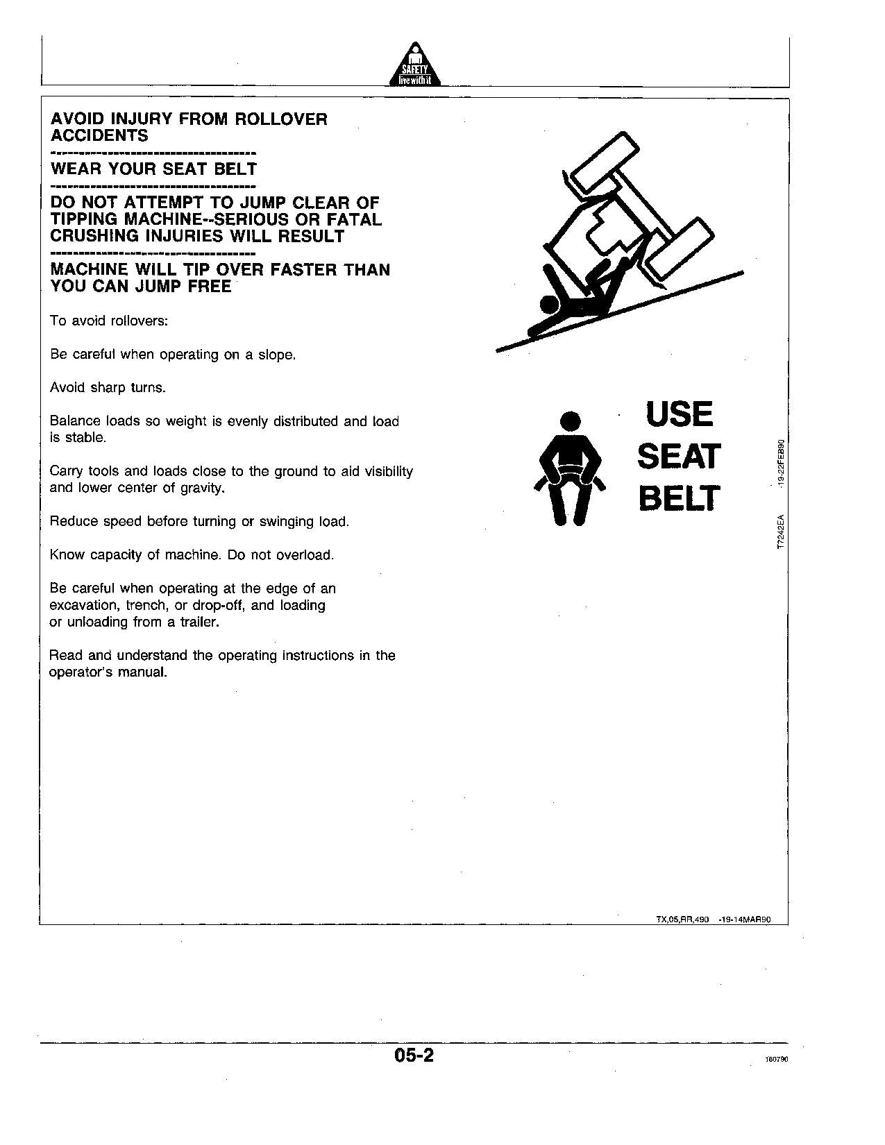 JOHN DEERE 670B 672B MOTOR GRADER OPERATORS MANUAL #2