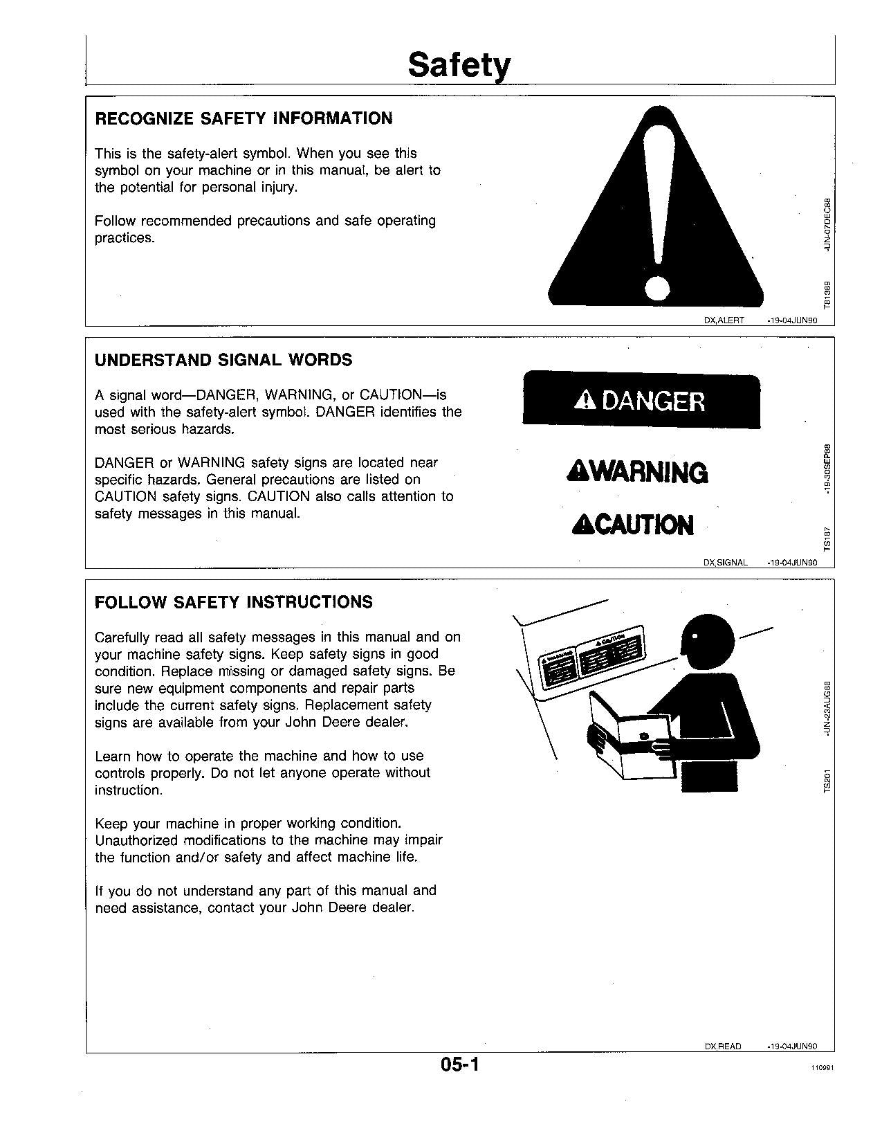 JOHN DEERE 570B MOTOR GRADER OPERATORS MANUAL #1