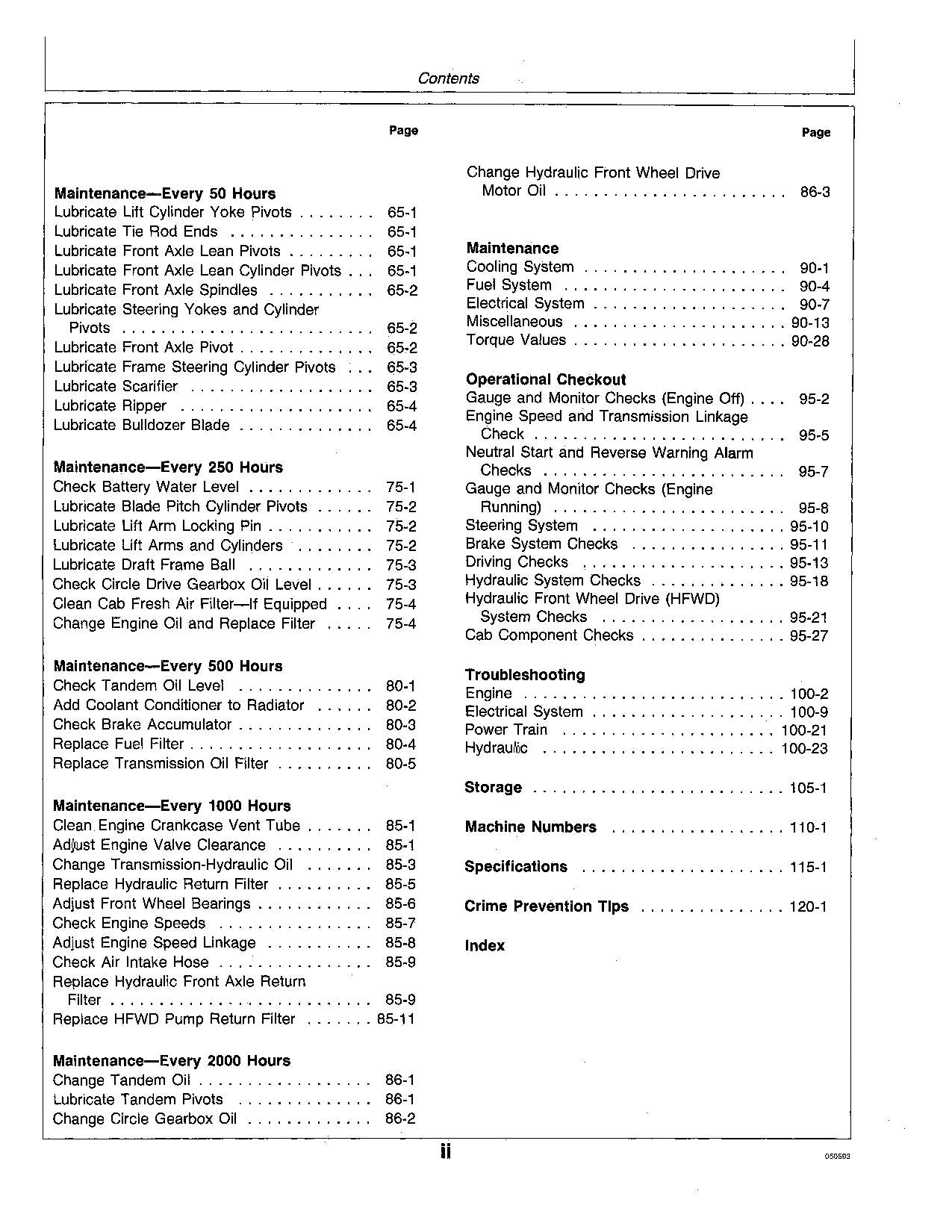 JOHN DEERE 770B 770BH 772B 772BH MOTOR GRADER OPERATORS MANUAL #3