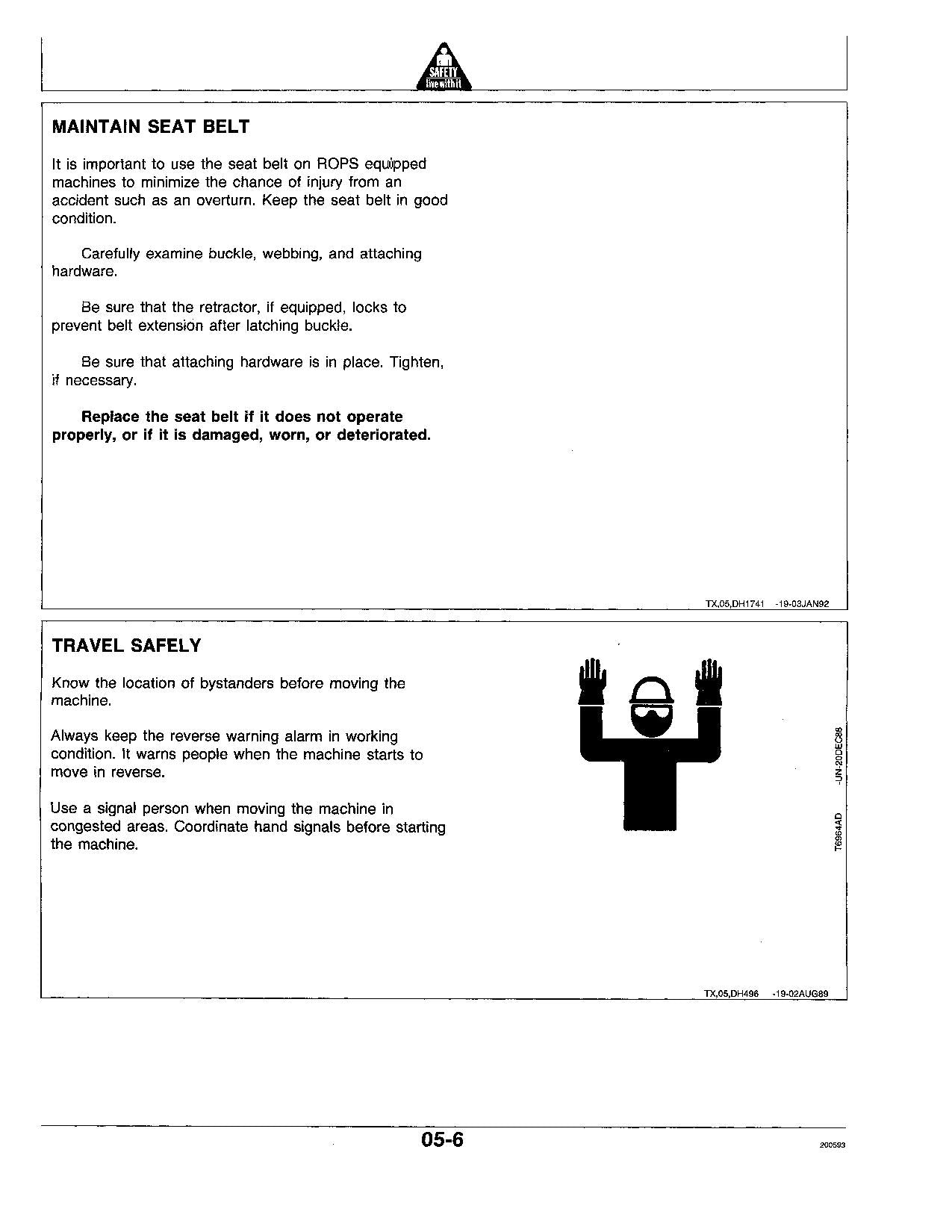 JOHN DEERE 670B 672B MOTOR GRADER OPERATORS MANUAL #3