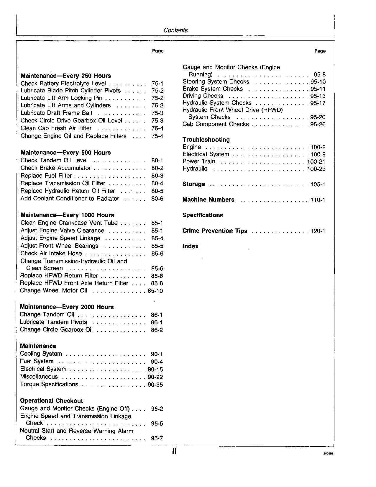 JOHN DEERE 670B 672B MOTOR GRADER OPERATORS MANUAL #3