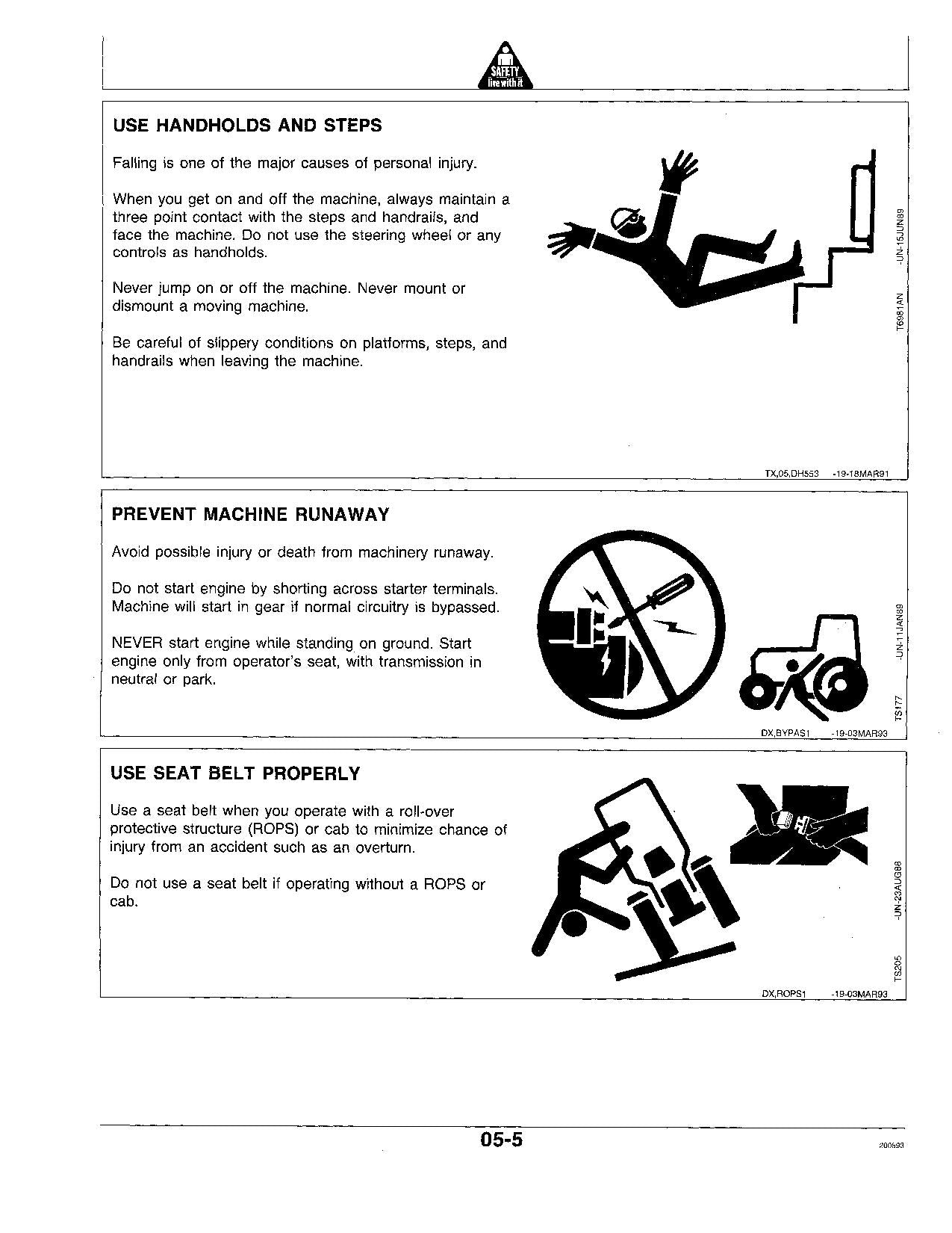 JOHN DEERE 670B 672B MOTOR GRADER OPERATORS MANUAL #3