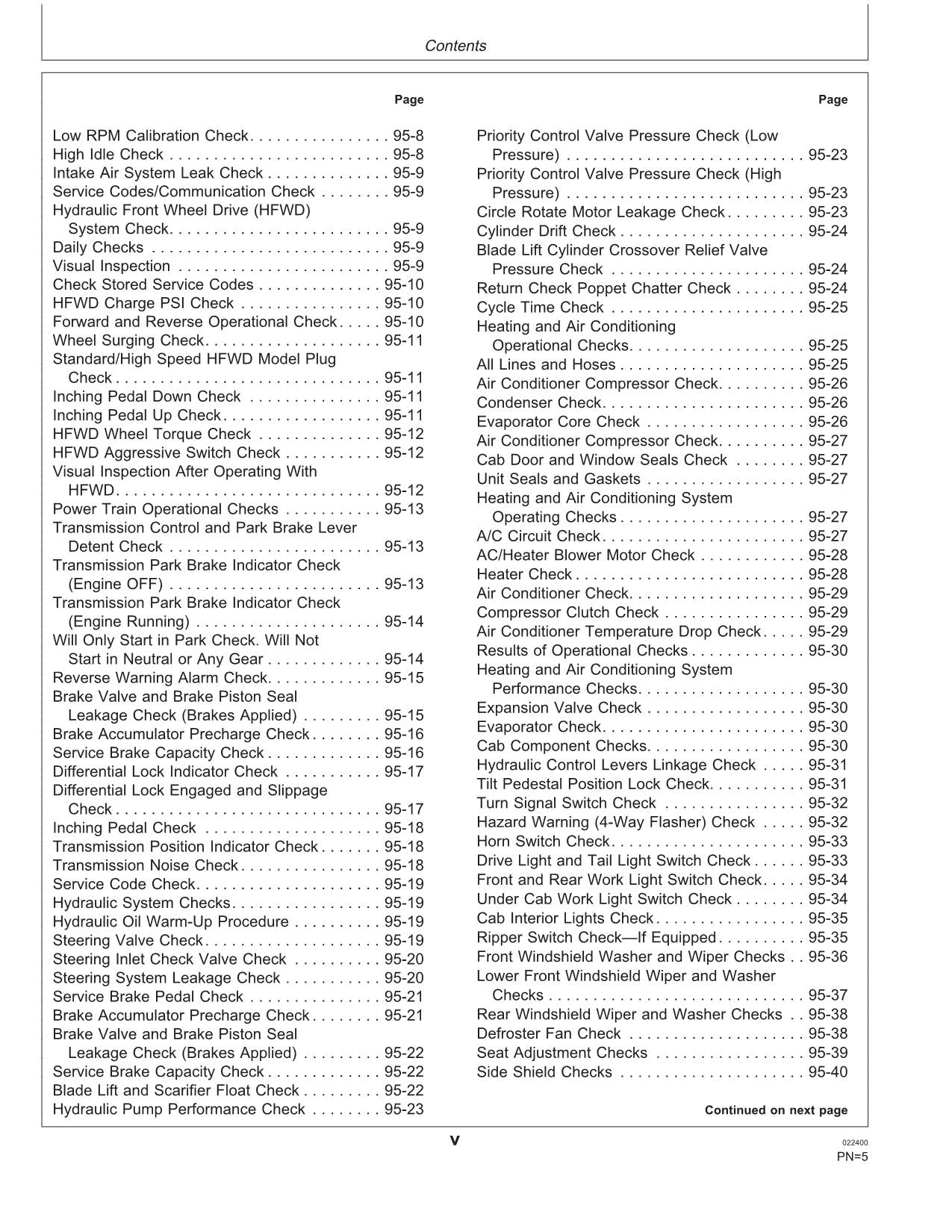 JOHN DEERE 670C 670CH 672CH MOTOR GRADER OPERATORS MANUAL