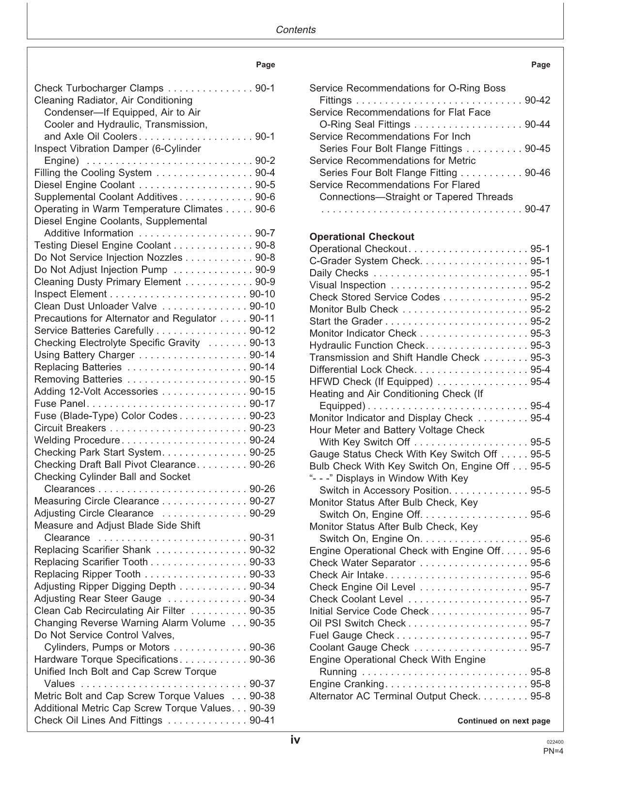 JOHN DEERE 670C 670CH 672CH MOTOR GRADER OPERATORS MANUAL