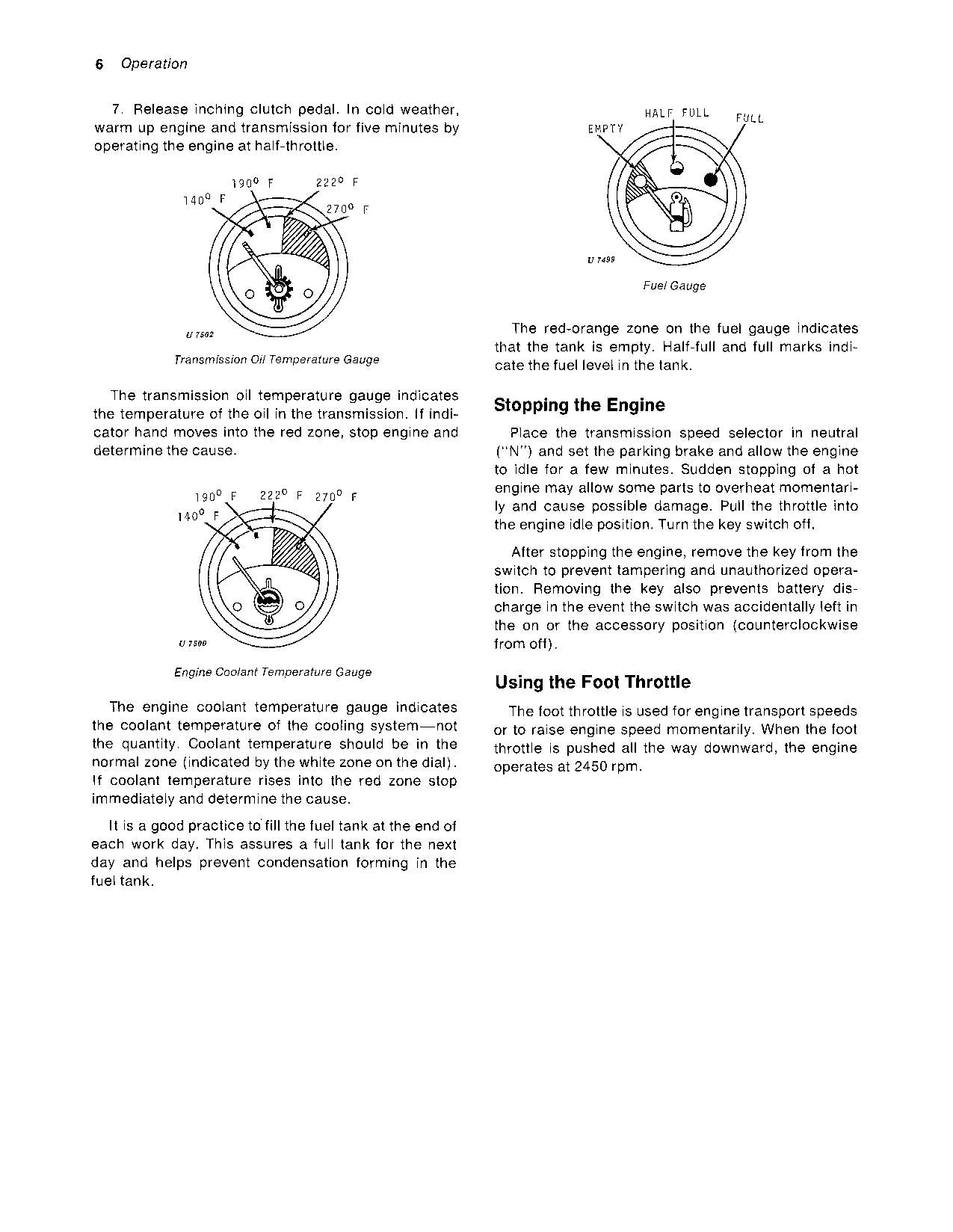 JOHN DEERE 570 MOTOR GRADER OPERATORS MANUAL