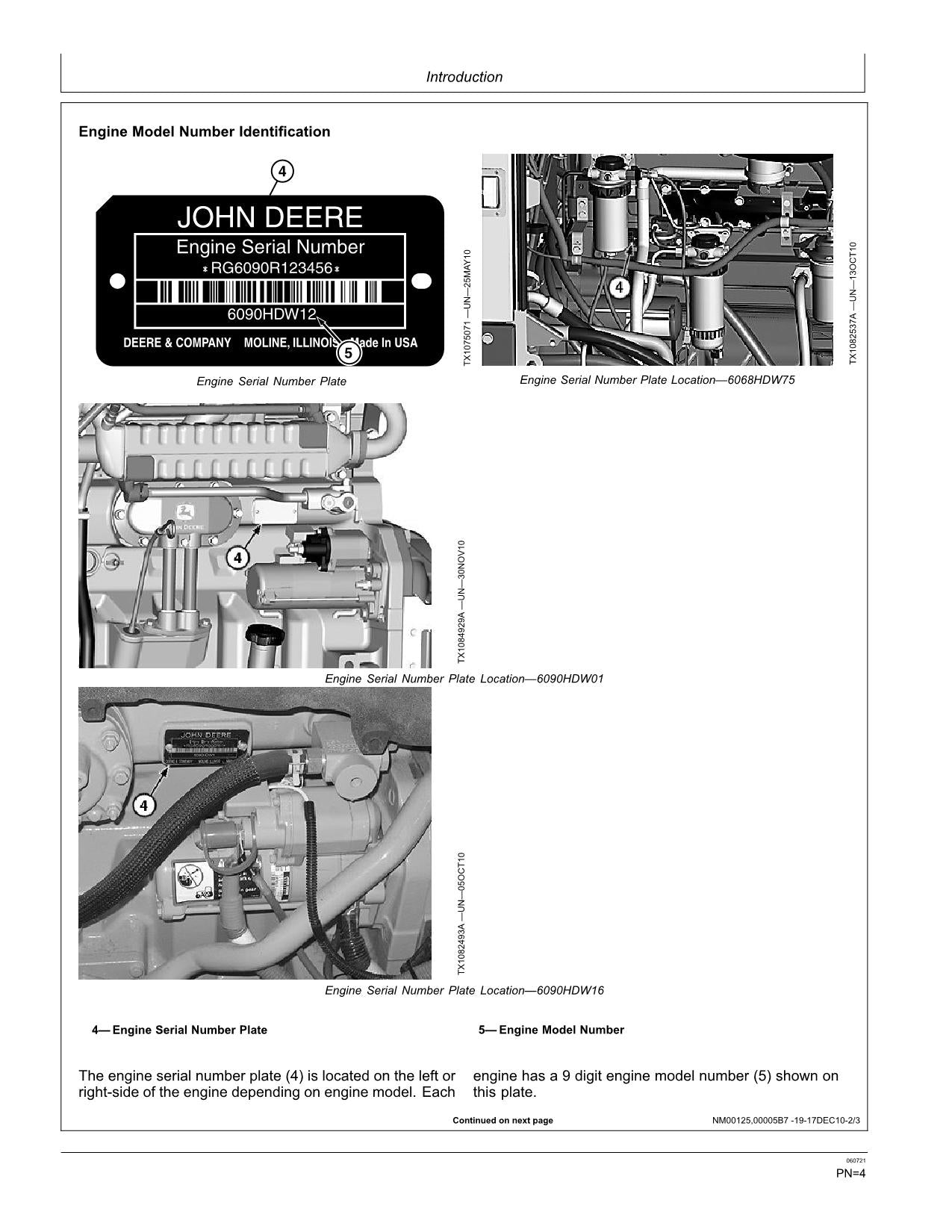 JOHN DEERE 670G 670GP 672G 672GP MOTORGRADER BEDIENUNGSANLEITUNG #2