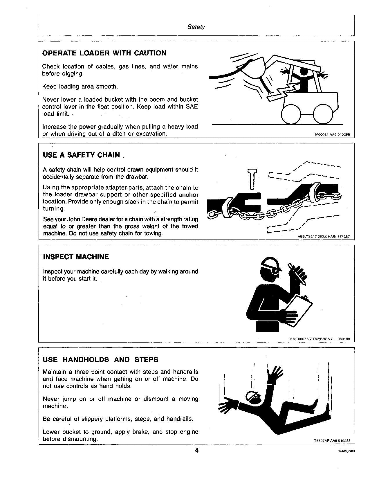 JOHN DEERE 24170 SKID STEER OPERATORS MANUAL