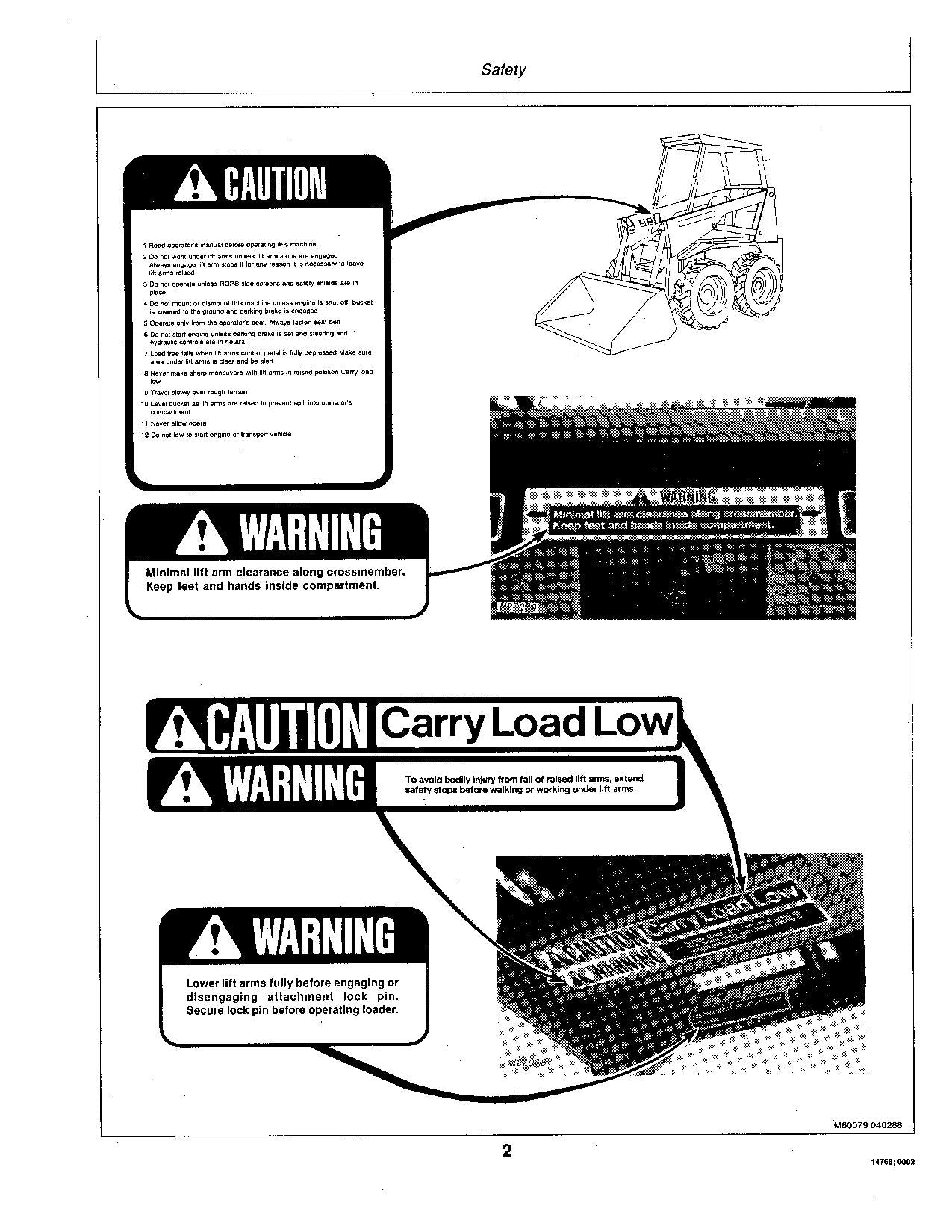 JOHN DEERE 24170 SKID STEER OPERATORS MANUAL