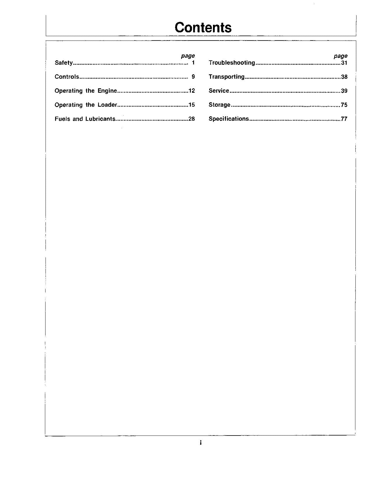 JOHN DEERE 4 70 90 SKID STEER OPERATORS MANUAL