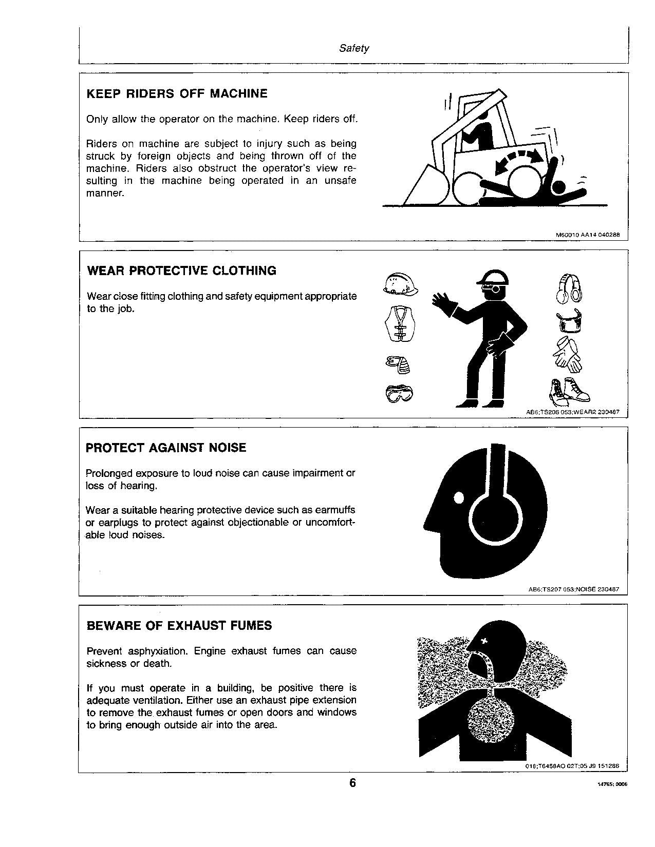 JOHN DEERE 4 70 90 SKID STEER OPERATORS MANUAL