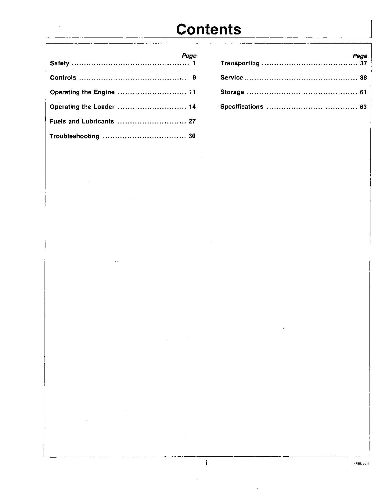 JOHN DEERE 24A 125 SKID STEER OPERATORS MANUAL