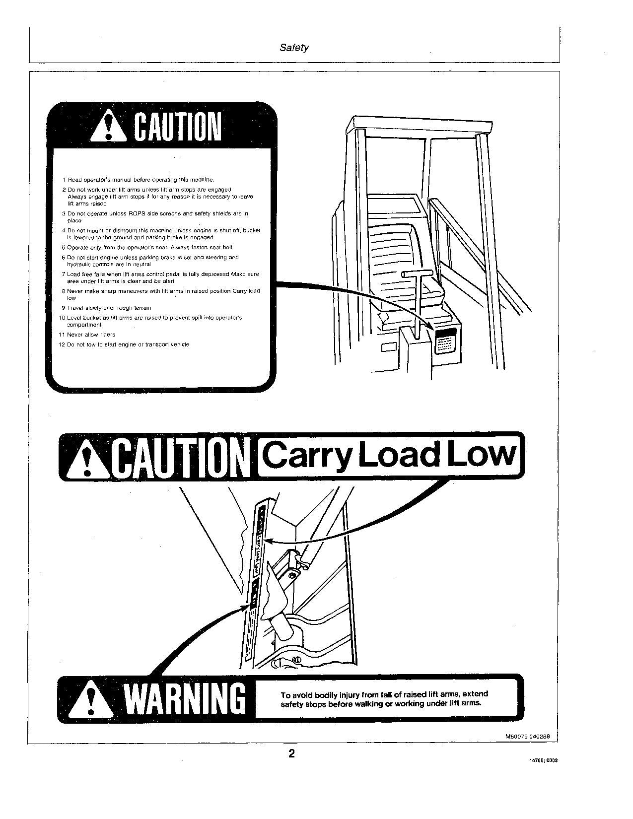 JOHN DEERE 24A 125 SKID STEER OPERATORS MANUAL