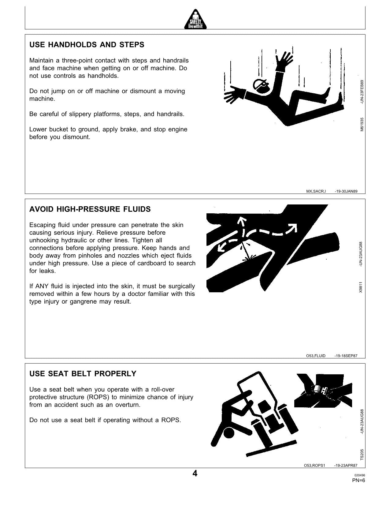 JOHN DEERE 375 SKID STEER OPERATORS MANUAL