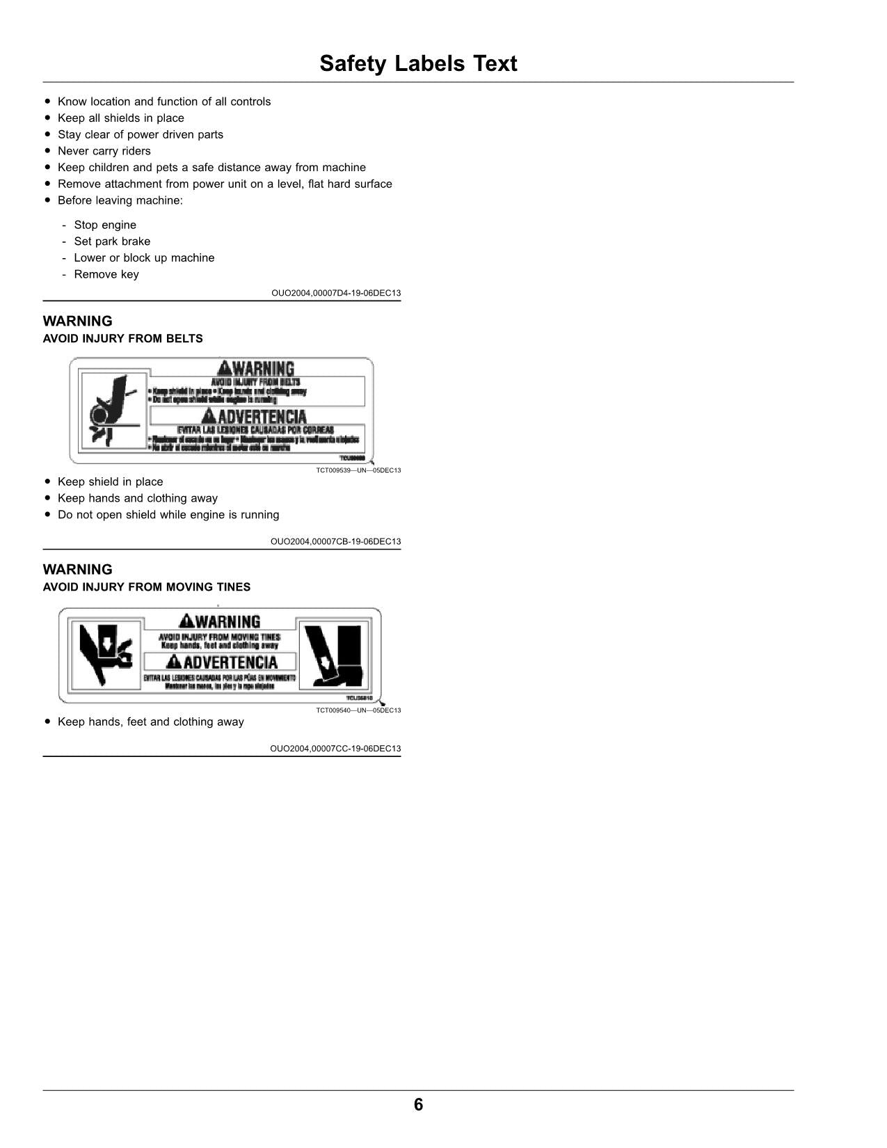 JOHN DEERE 1000 1500 2000 TRAKTOR-BETRIEBSHANDBUCH Nr. 7