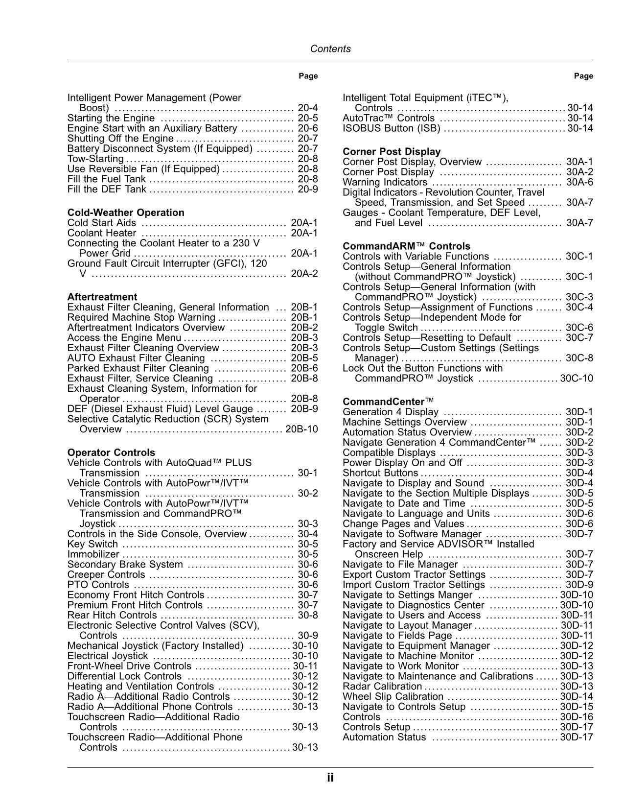 JOHN DEERE 6R 110 6R 120 6R 130 6R 140 TRACTOR OPERATORS MANUAL