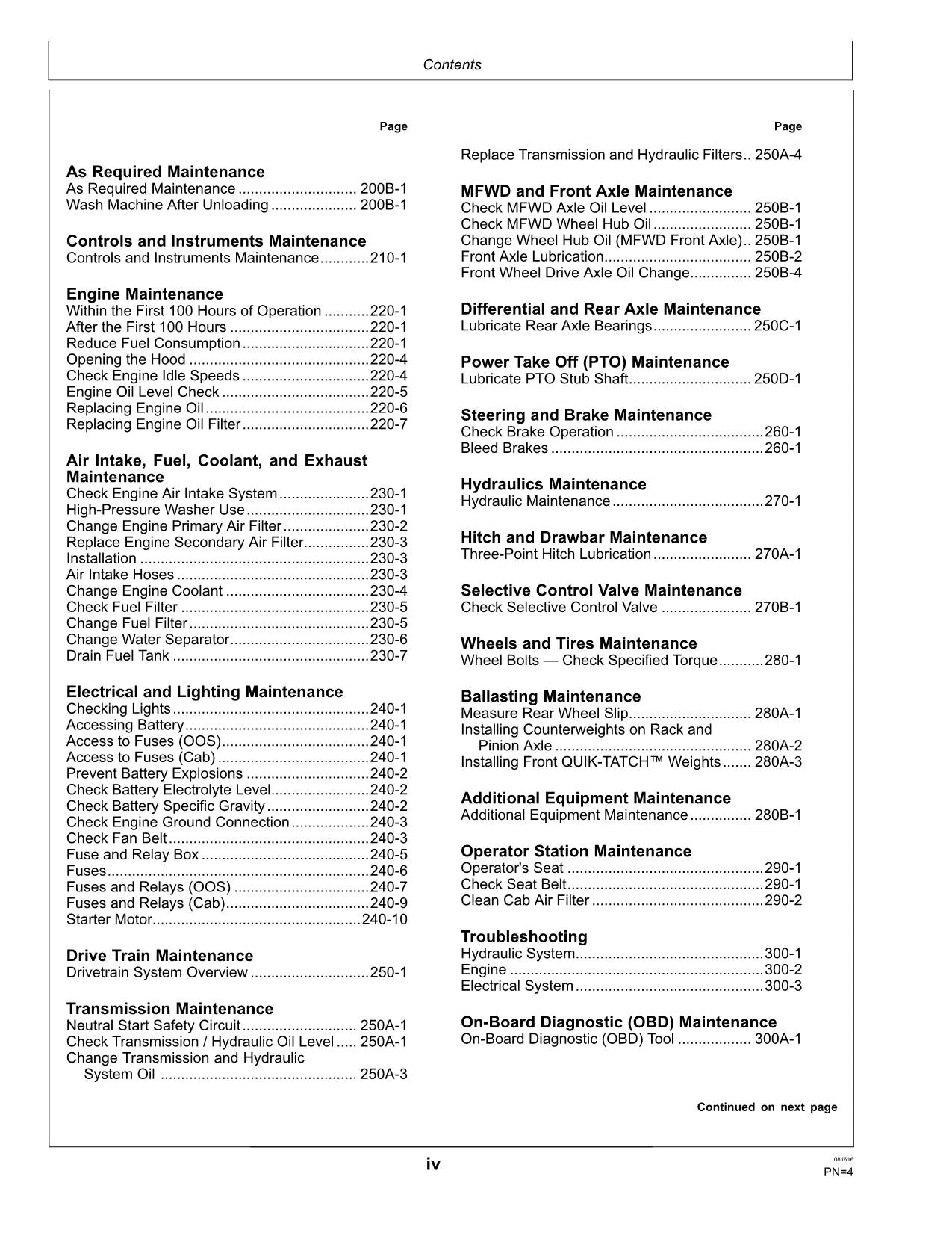 JOHN DEERE 6105J 6140J 6140JH 6155J 6155JH TRACTOR OPERATORS MANUAL #1