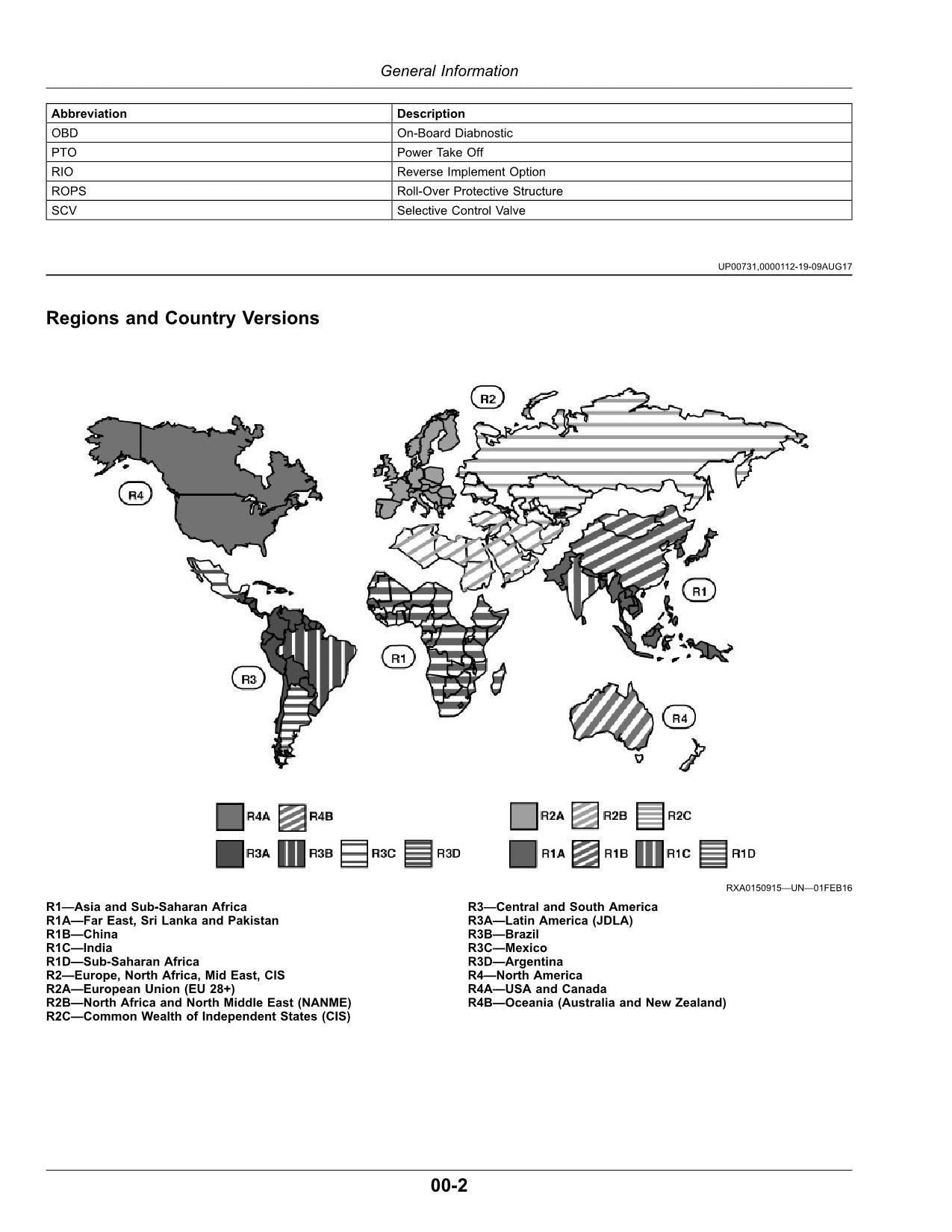 JOHN DEERE 3033R 3038R 3045R TRAKTOR-BETRIEBSHANDBUCH Nr. 2