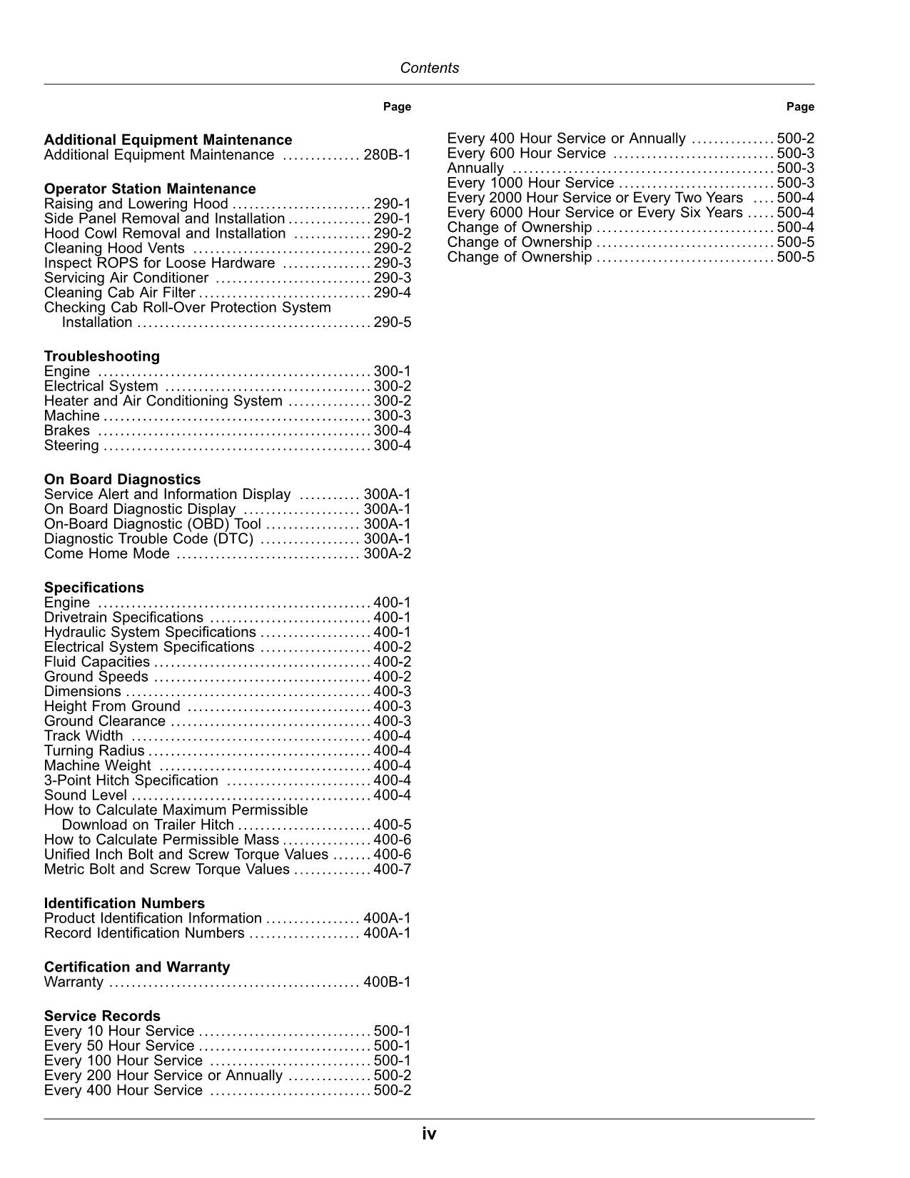 JOHN DEERE 4049M 4049R 4066M 4066R TRAKTOR-BETRIEBSHANDBUCH Nr. 3