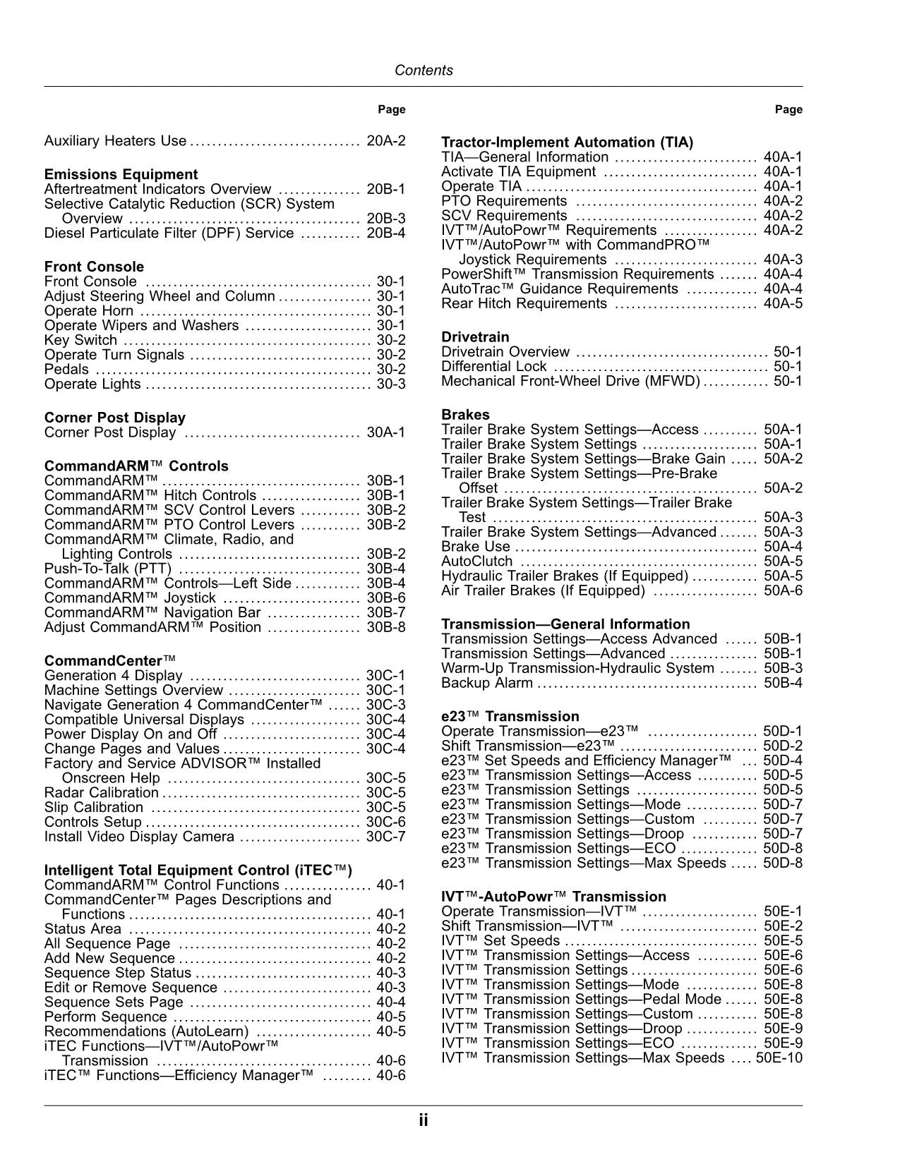 JOHN DEERE 8RX 410 310 370 340 TRACTOR OPERATORS MANUAL #2