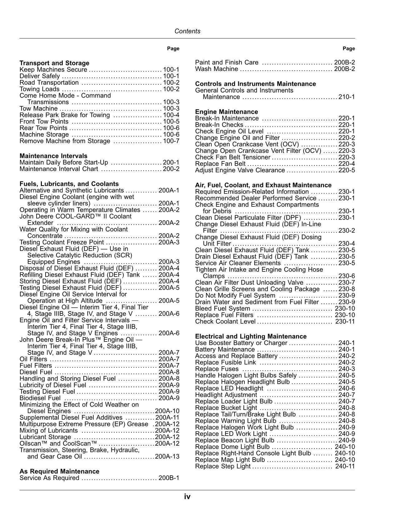 JOHN DEERE 5090R 5100R 5115R 5115RH 5125R TRACTOR OPERATORS MANUAL #2