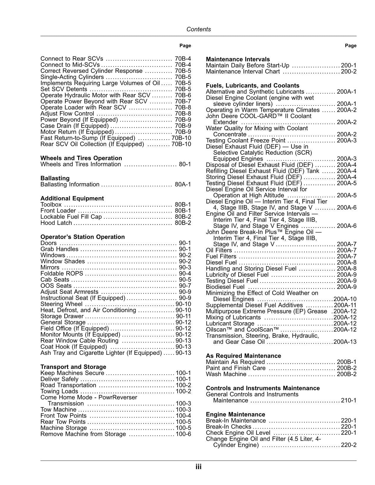 JOHN DEERE 5075M 5090M 5100M 5100MH 5115M TRACTOR OPERATORS MANUAL #3