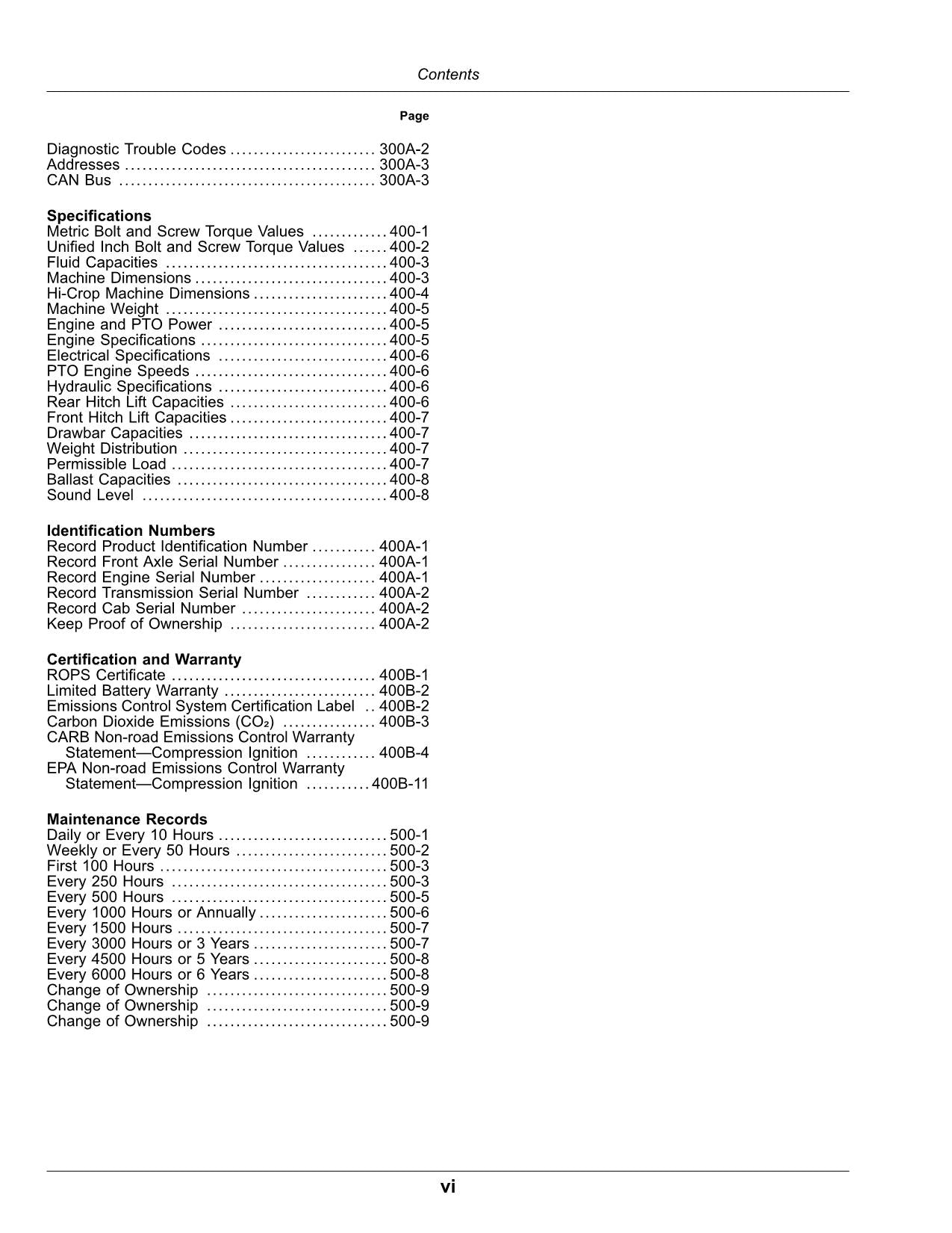 JOHN DEERE 5090R 5100R 5115R 5115RH 5125R TRAKTOR-BETRIEBSHANDBUCH Nr. 3