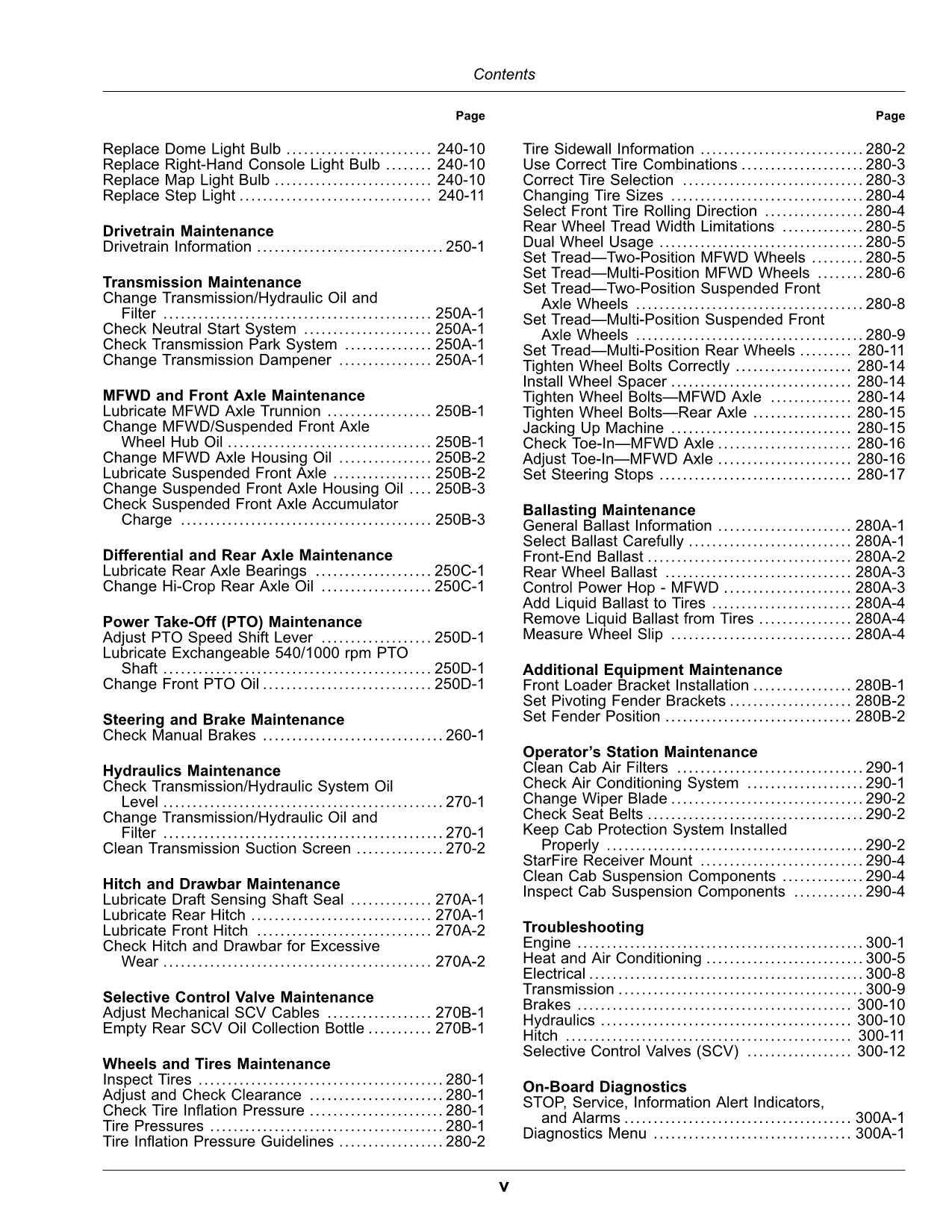 JOHN DEERE 5090R 5100R 5115R 5115RH 5125R TRACTOR OPERATORS MANUAL #3