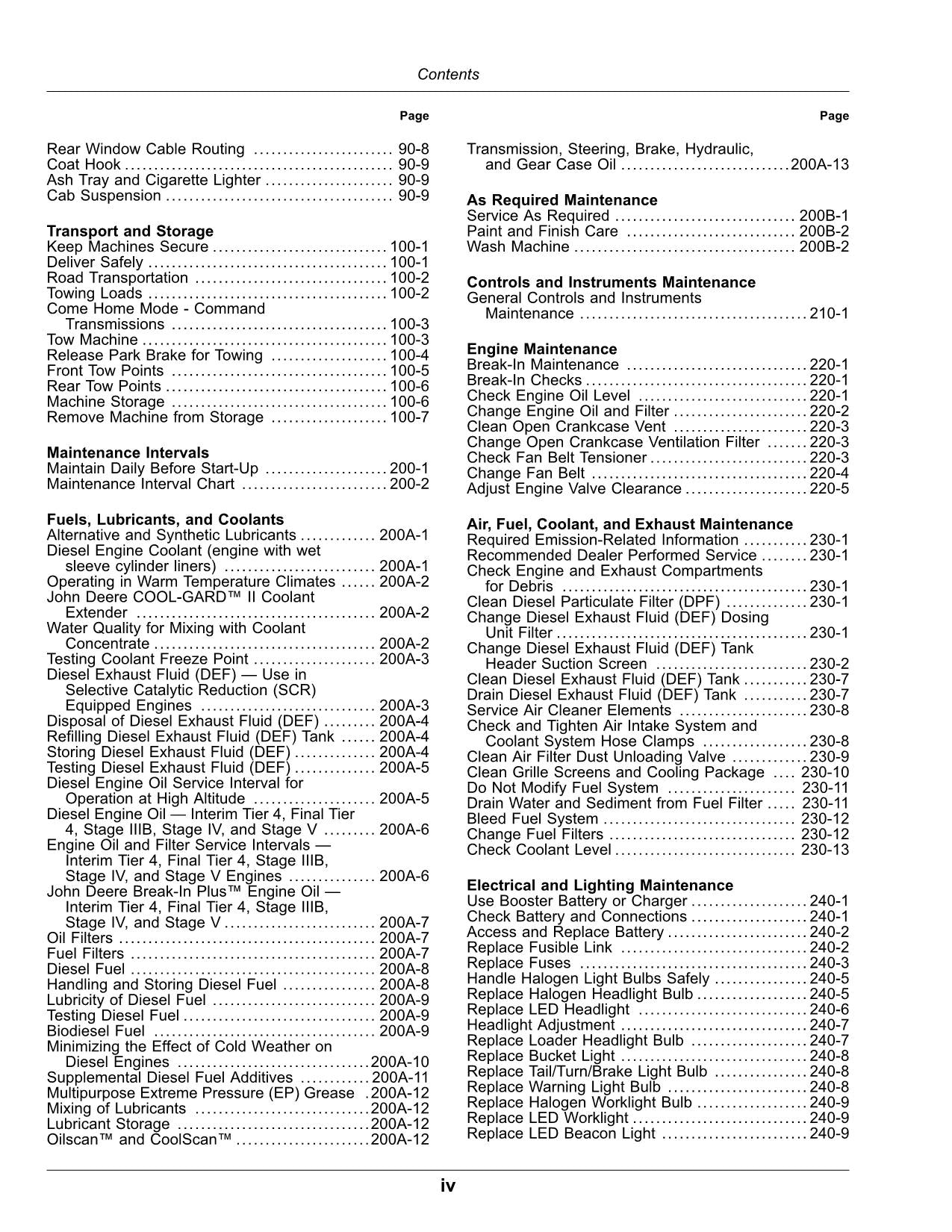 JOHN DEERE 5090R 5100R 5115R 5115RH 5125R TRACTOR OPERATORS MANUAL #3