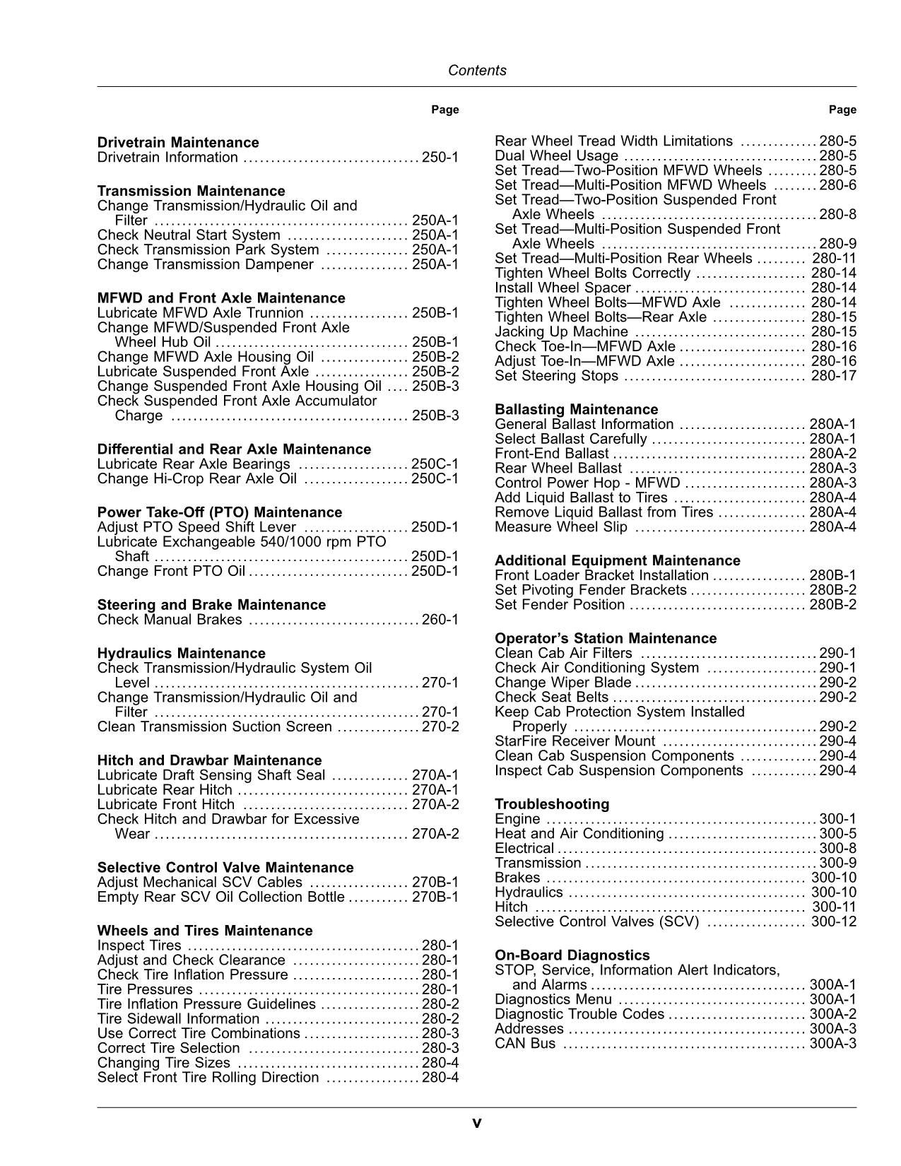 JOHN DEERE 5090R 5100R 5115R 5115RH 5125R TRACTOR OPERATORS MANUAL #4