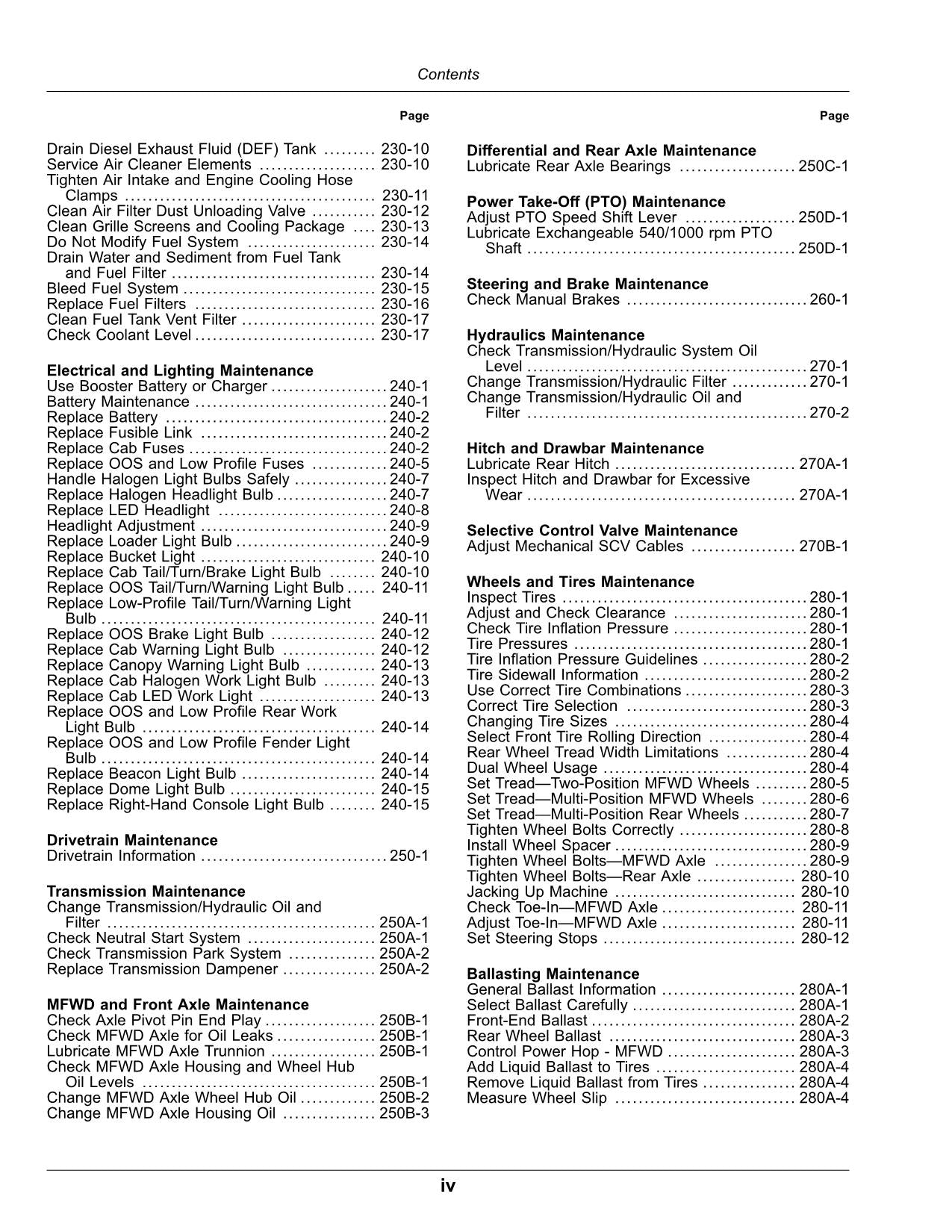 JOHN DEERE 5090E 5090EL 5100E TRACTOR OPERATORS MANUAL #1