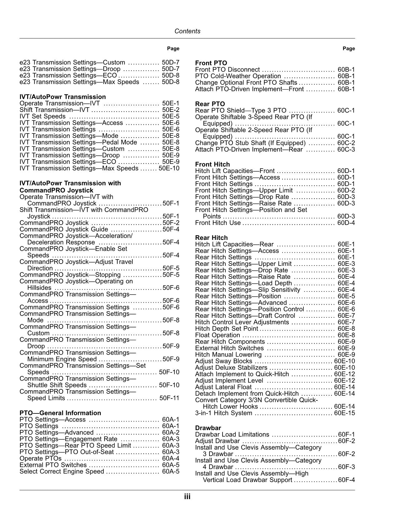 JOHN DEERE 7R 310 210 350 250 330 230 290 270 TRACTOR OPERATORS MANUAL