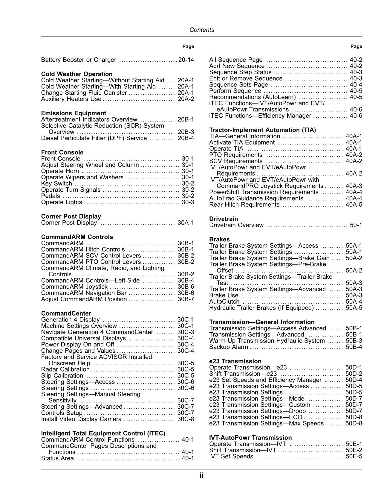 JOHN DEERE 8RT 340 410 310 370 TRACTOR OPERATORS MANUAL #3