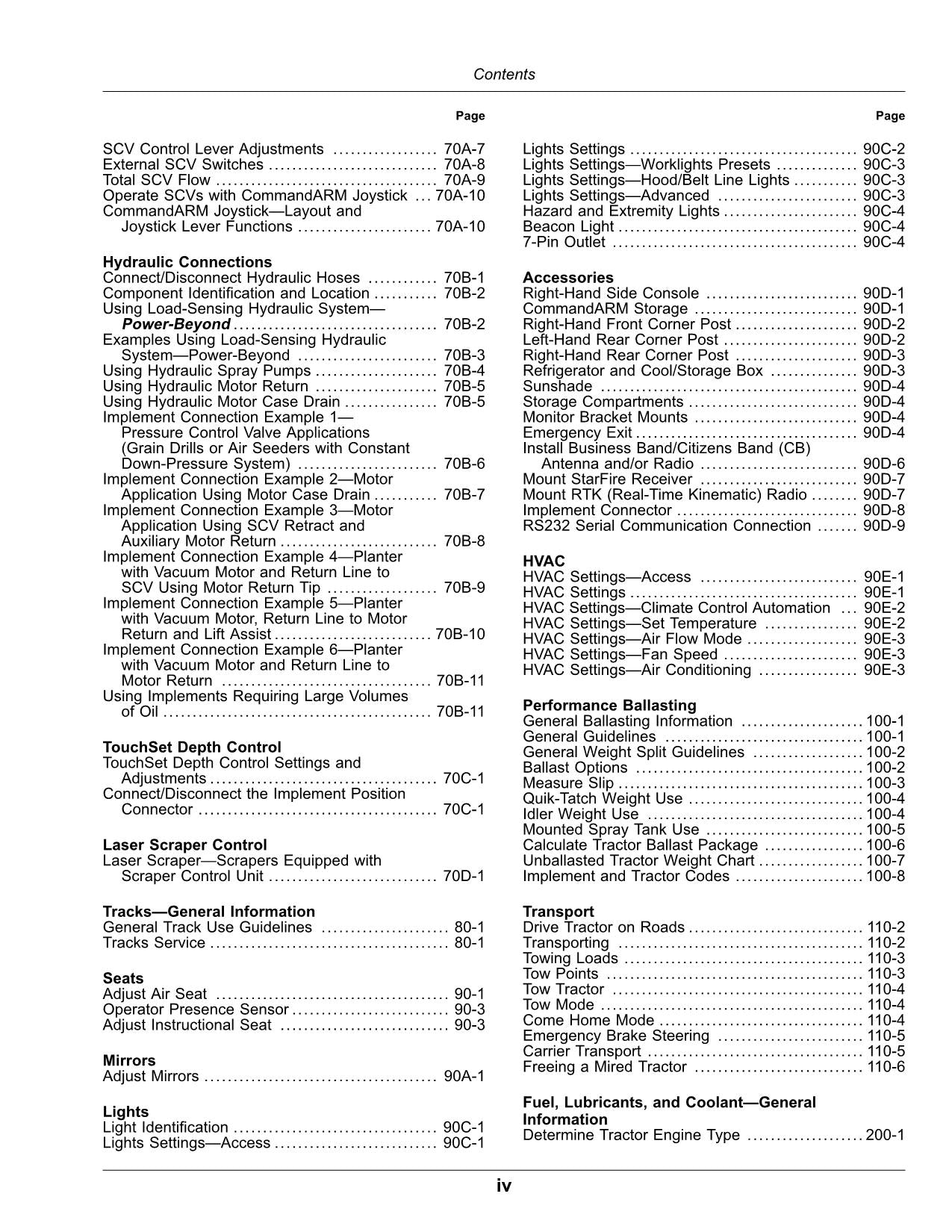 JOHN DEERE 8RT 340 410 310 370 TRACTOR OPERATORS MANUAL #3