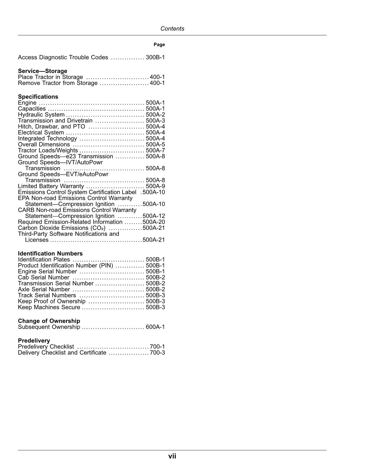 JOHN DEERE 8RX 410 310 370 340 TRAKTOR-BETRIEBSHANDBUCH Nr. 5