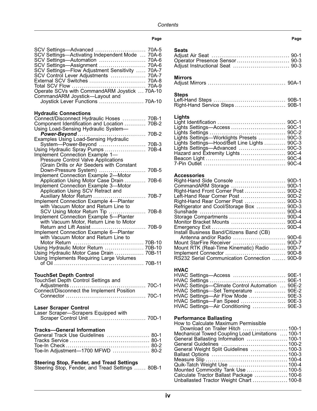 JOHN DEERE 8RX 410 310 370 340 TRAKTOR-BETRIEBSHANDBUCH Nr. 5