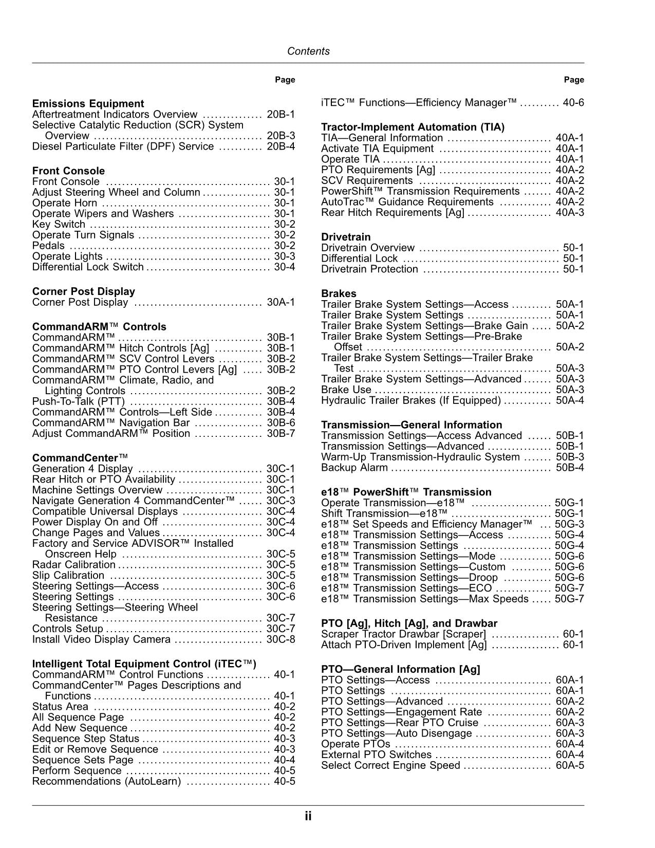 JOHN DEERE 9RX 440 490 540 590 640 TRACTOR OPERATORS MANUAL #2