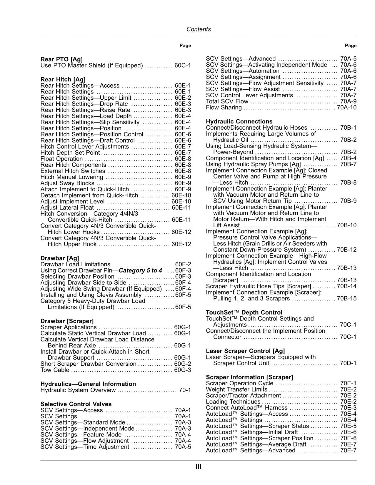 JOHN DEERE 9RT 520 520 570 470 570 470 TRAKTOR-BETRIEBSHANDBUCH