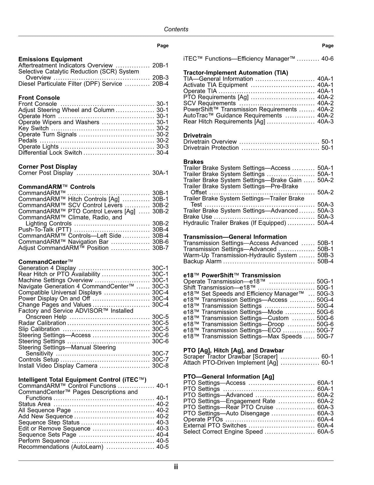 JOHN DEERE 9RT 520 520 570 470 570 470 TRACTOR OPERATORS MANUAL