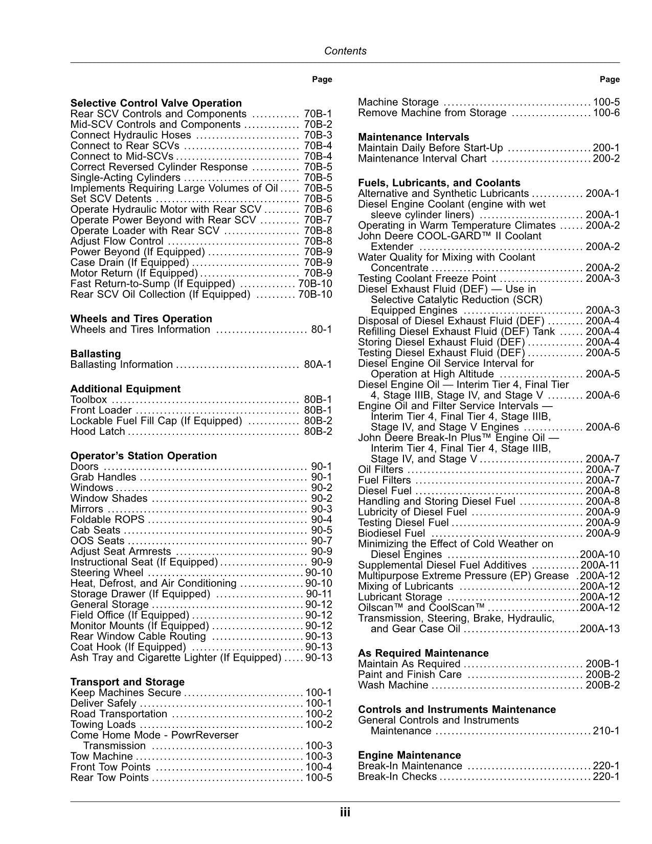 JOHN DEERE 5120M 5075M 5105MH 5095M 5105M TRACTOR OPERATORS MANUAL #1 ...