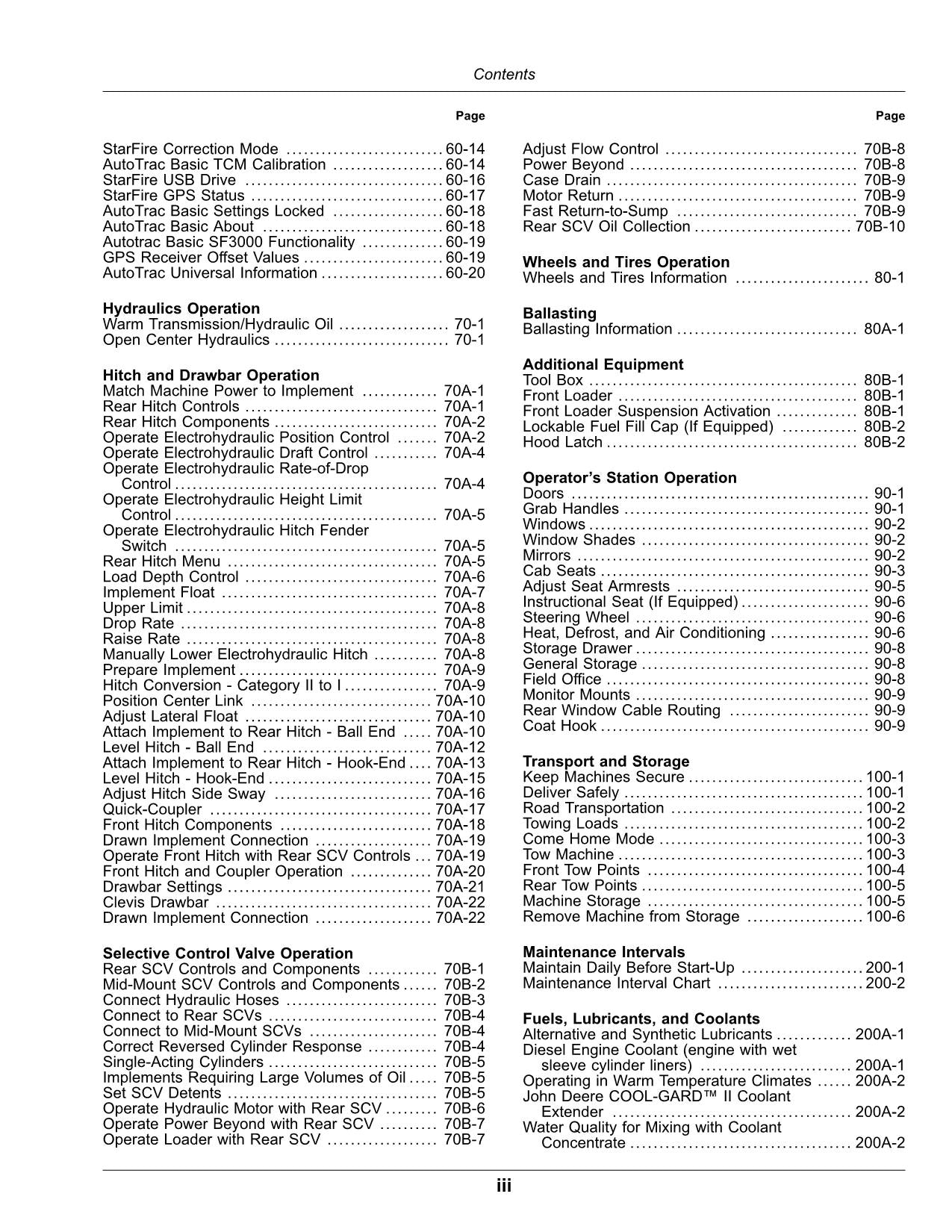 JOHN DEERE 5120M 5130M 5095M 5105M TRACTOR OPERATORS MANUAL #2