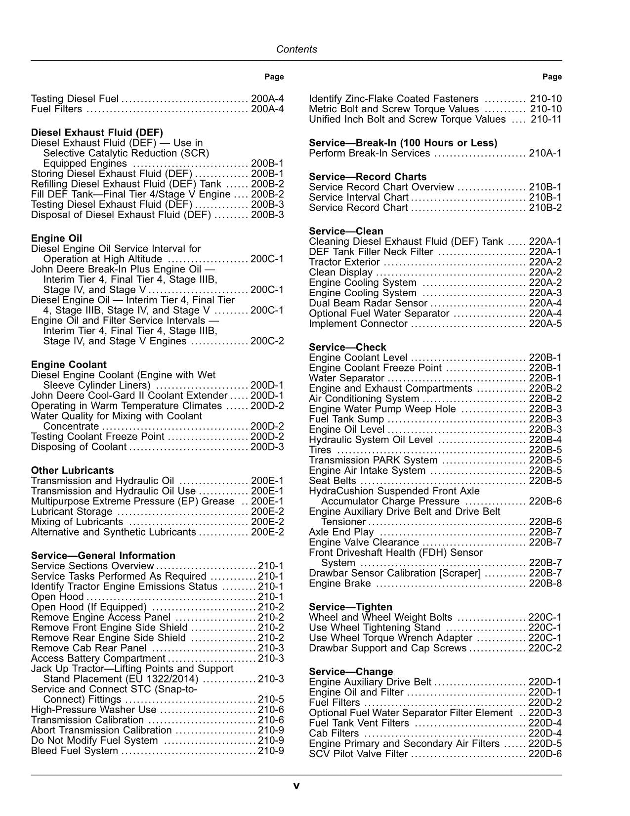 JOHN DEERE 9R 590 490 390 640 540 440 TRAKTOR-BETRIEBSHANDBUCH Nr. 1