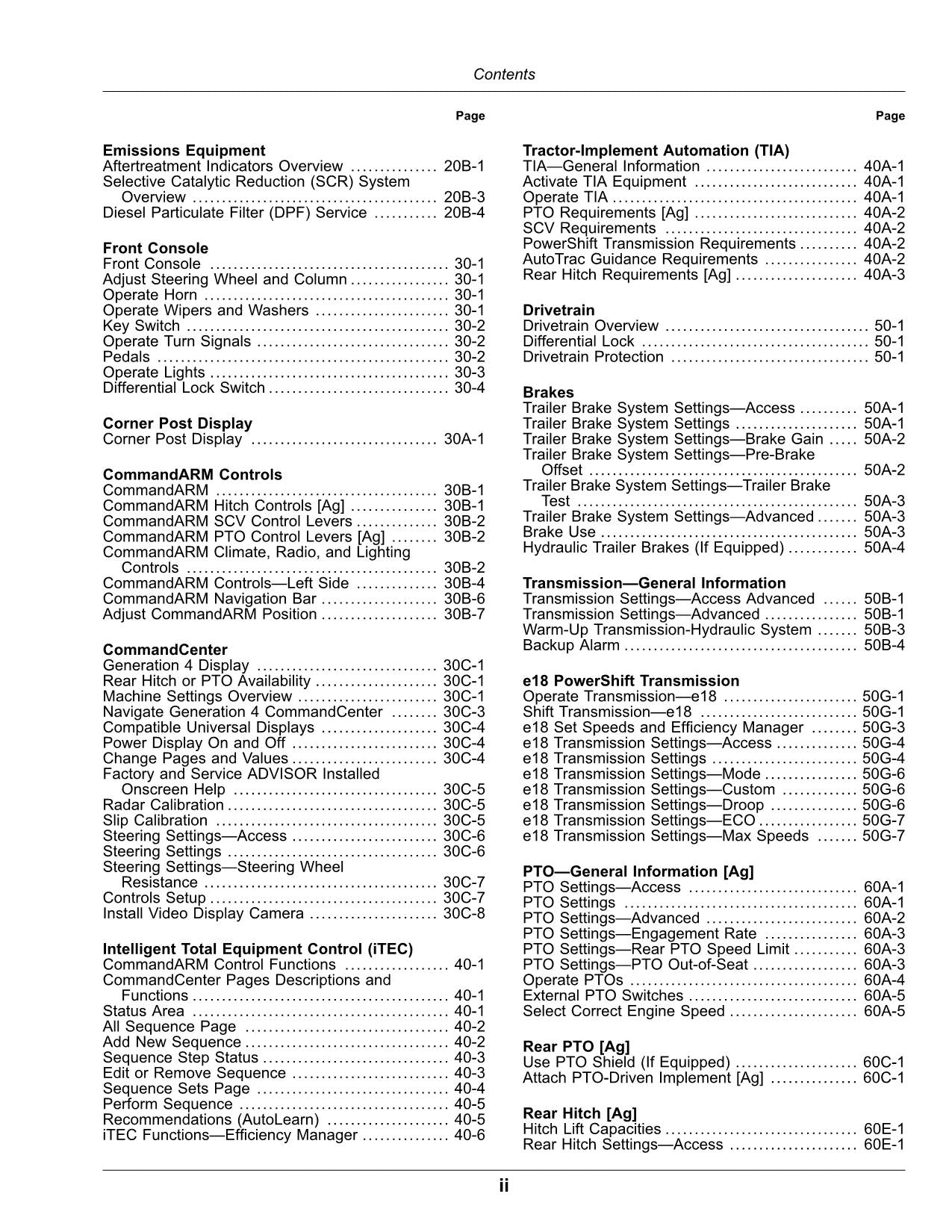 JOHN DEERE 9RX 590 540 640 490 TRACTOR OPERATORS MANUAL #3