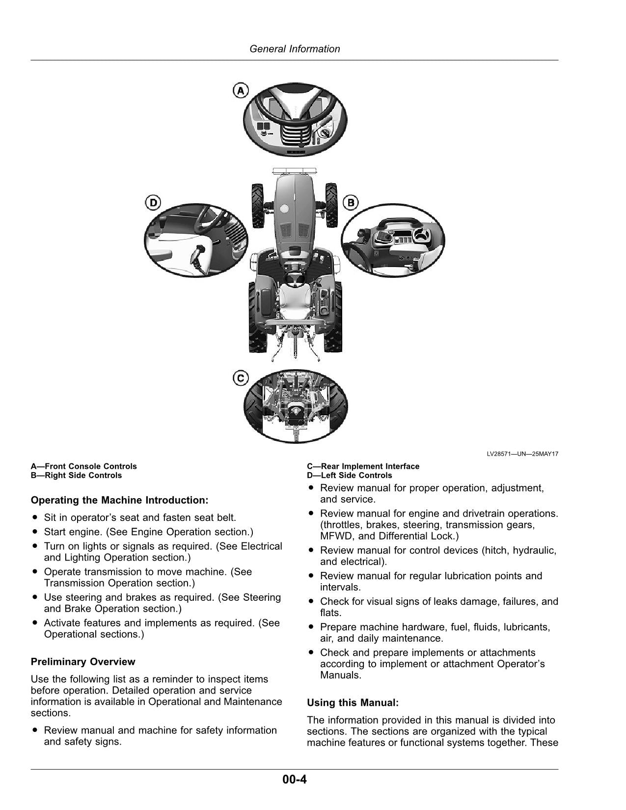 JOHN DEERE 3033R 3046R 3039R TRAKTOR-BETRIEBSHANDBUCH Nr. 2