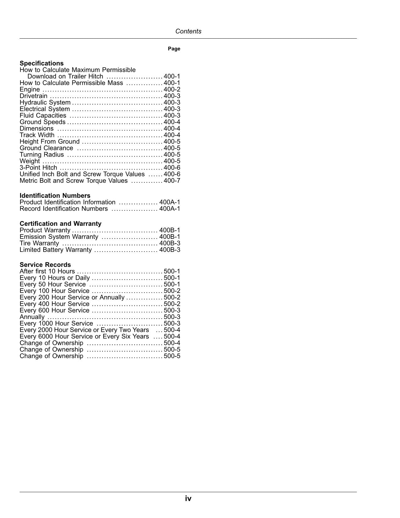 JOHN DEERE 3033R 3046R 3039R TRAKTOR-BETRIEBSHANDBUCH Nr. 2